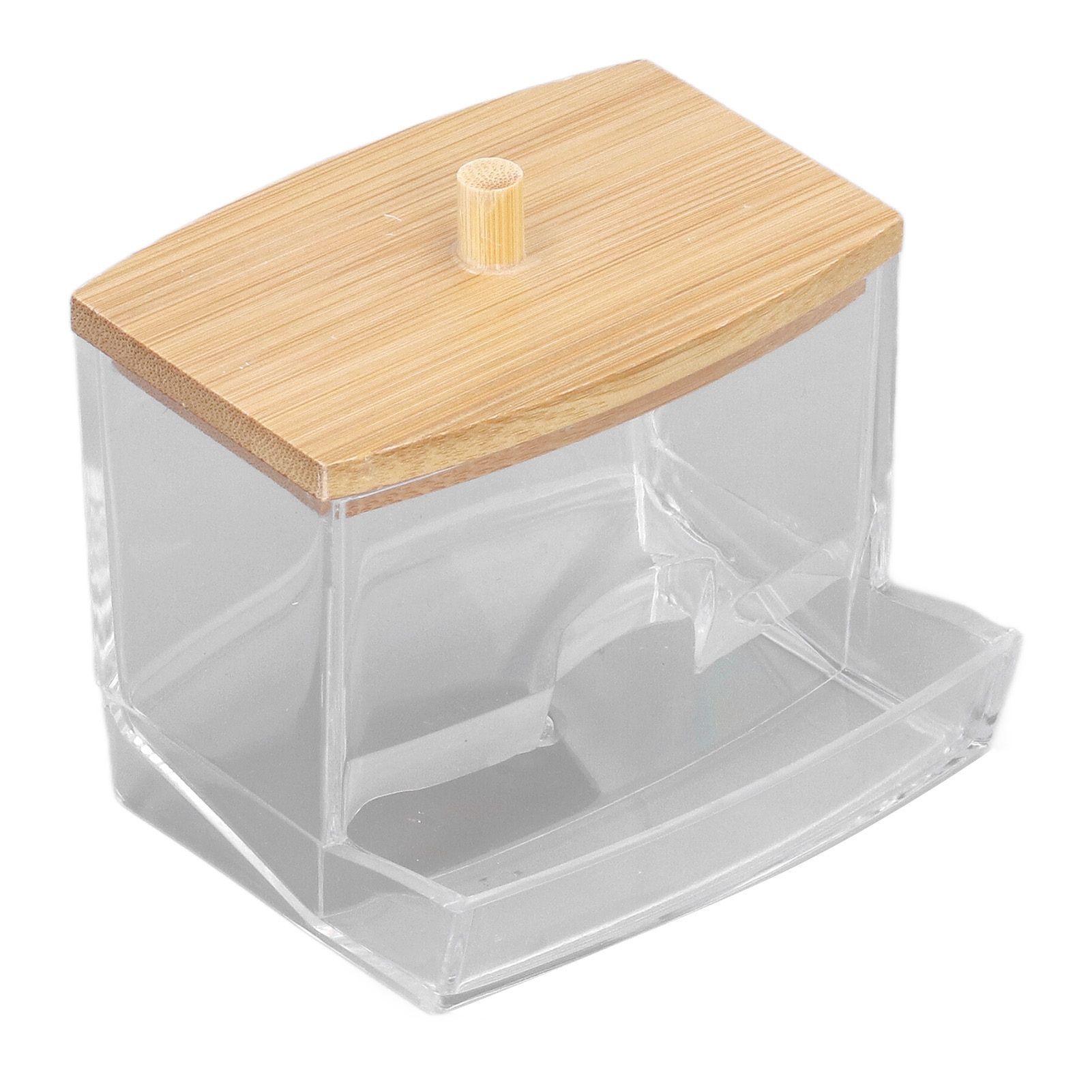 Cotton Swab Box Sturdy Durable Transparent High Smoothness Practical Storage view 7