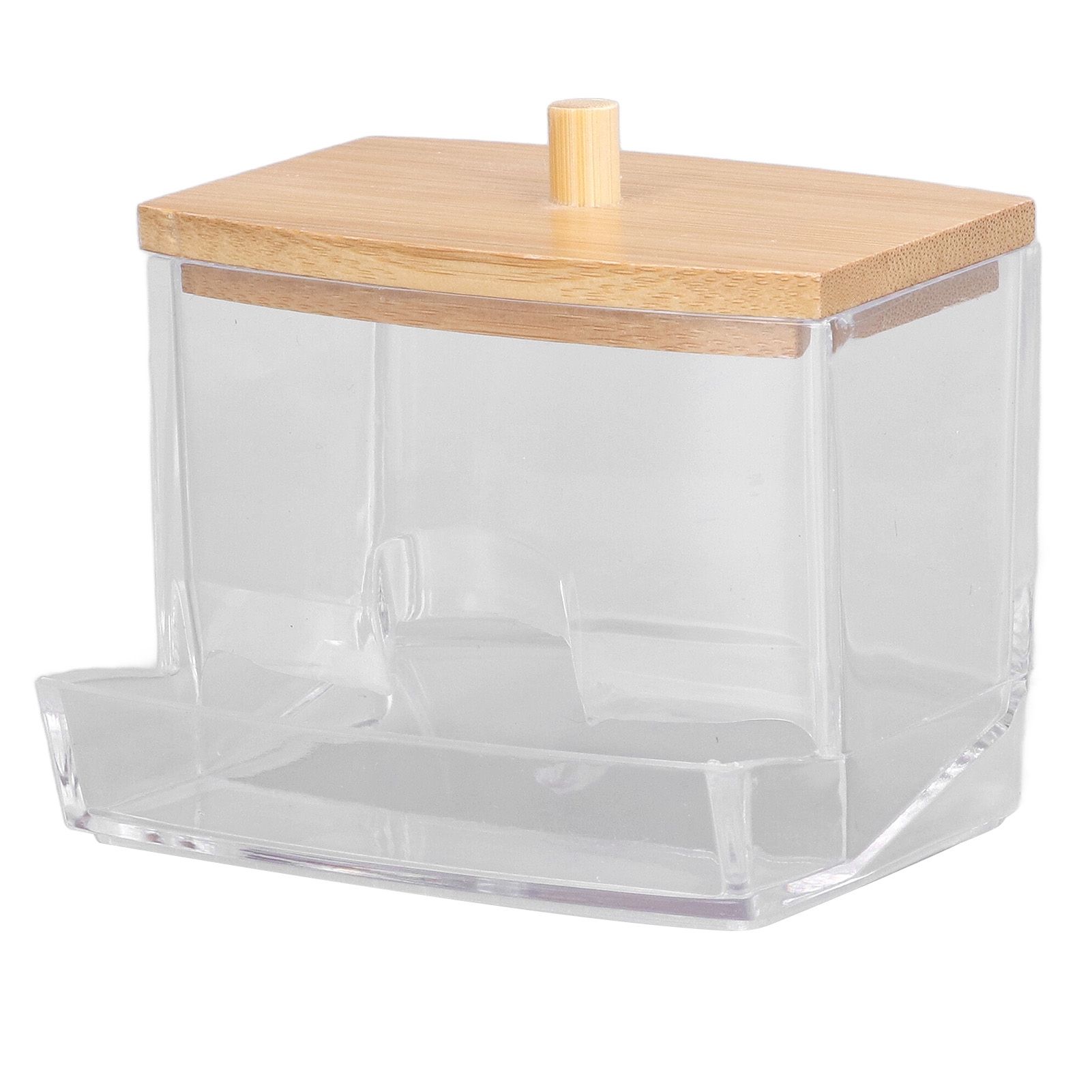 Cotton Swab Box Sturdy Durable Transparent High Smoothness Practical Storage view 9