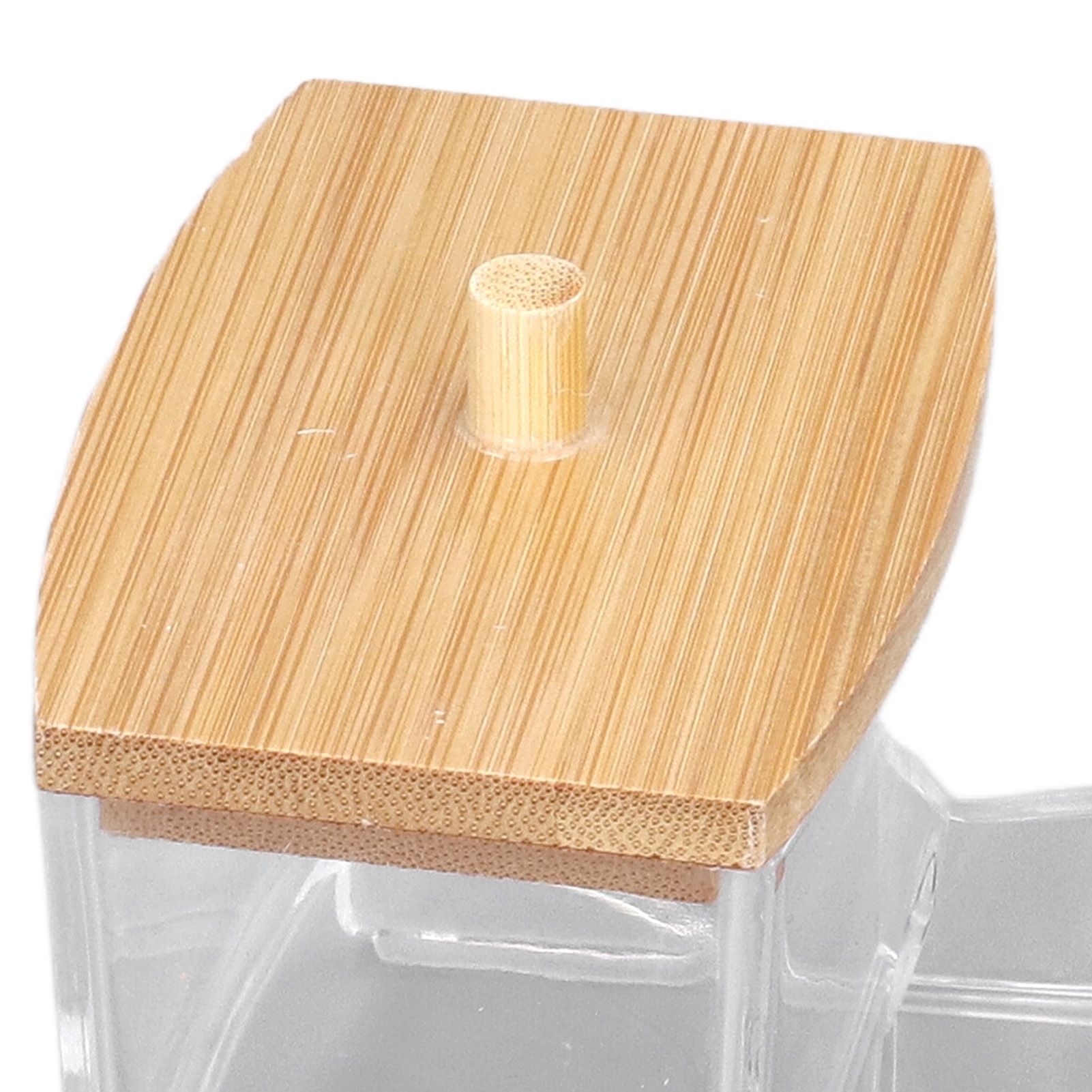Cotton Swab Box Sturdy Durable Transparent High Smoothness Practical Storage view 14