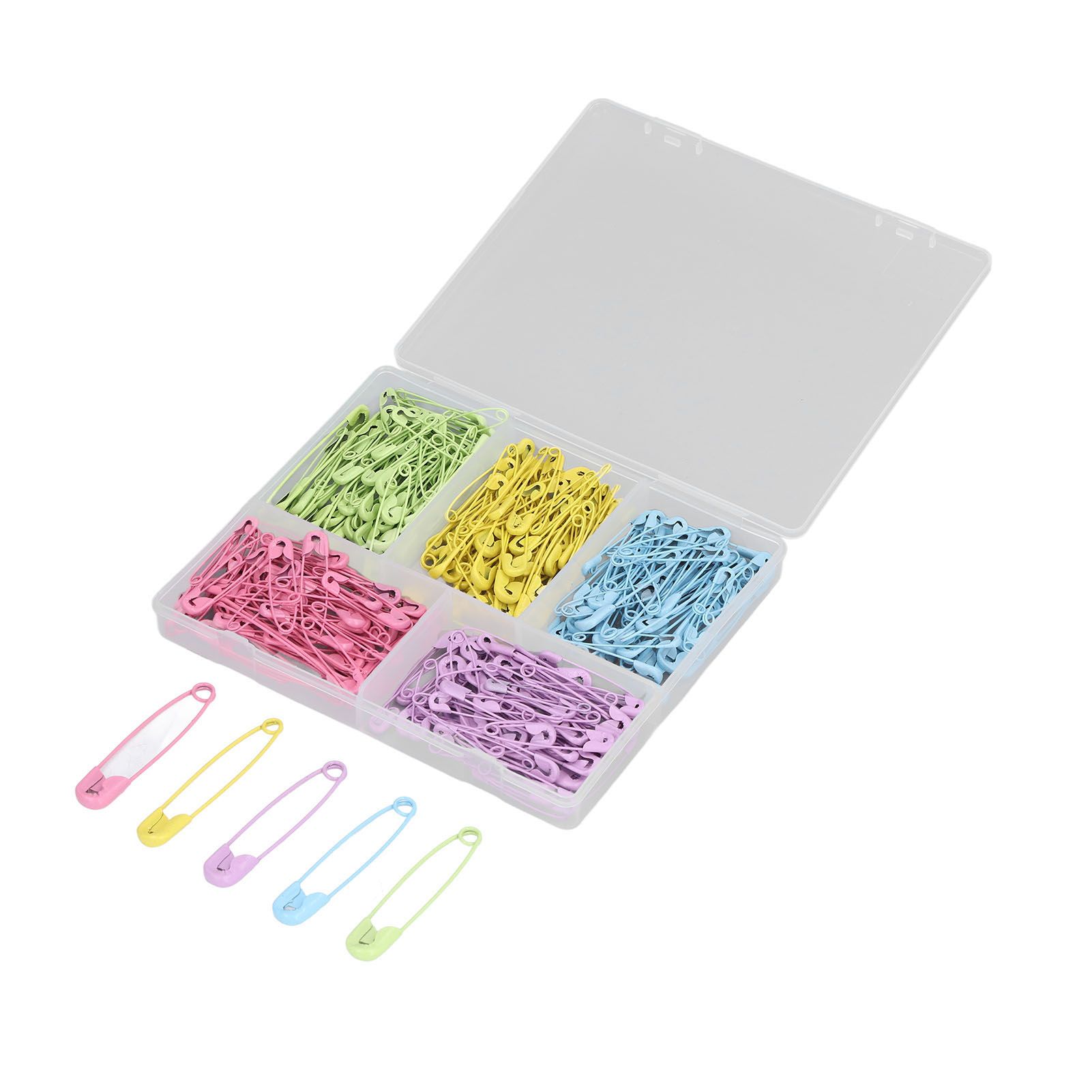 Mixed Colors Safety Pins Stainless Steel Safety Pins DIY Craft Diaper Pins for view 3