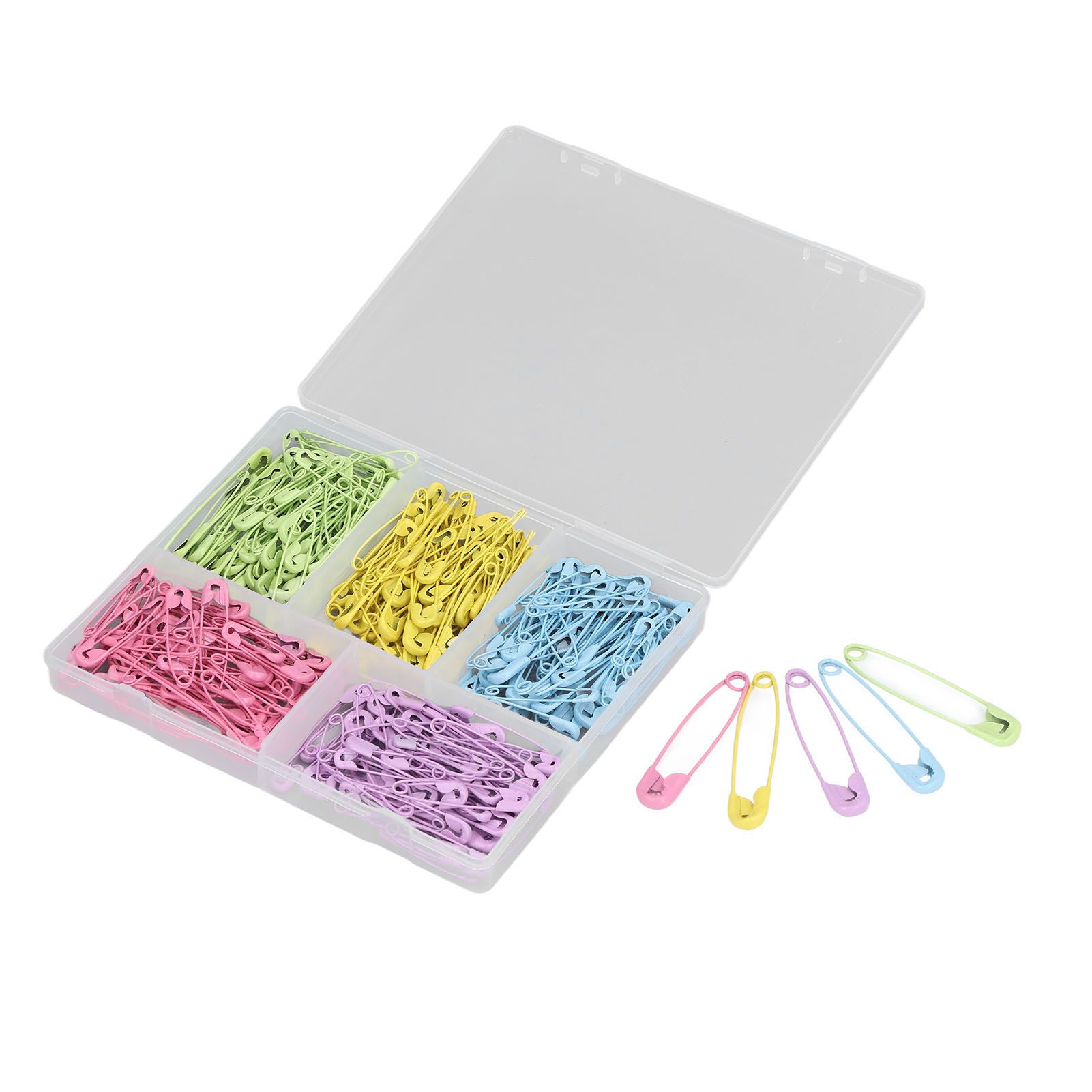 Mixed Colors Safety Pins Stainless Steel Safety Pins DIY Craft Diaper Pins for view 4