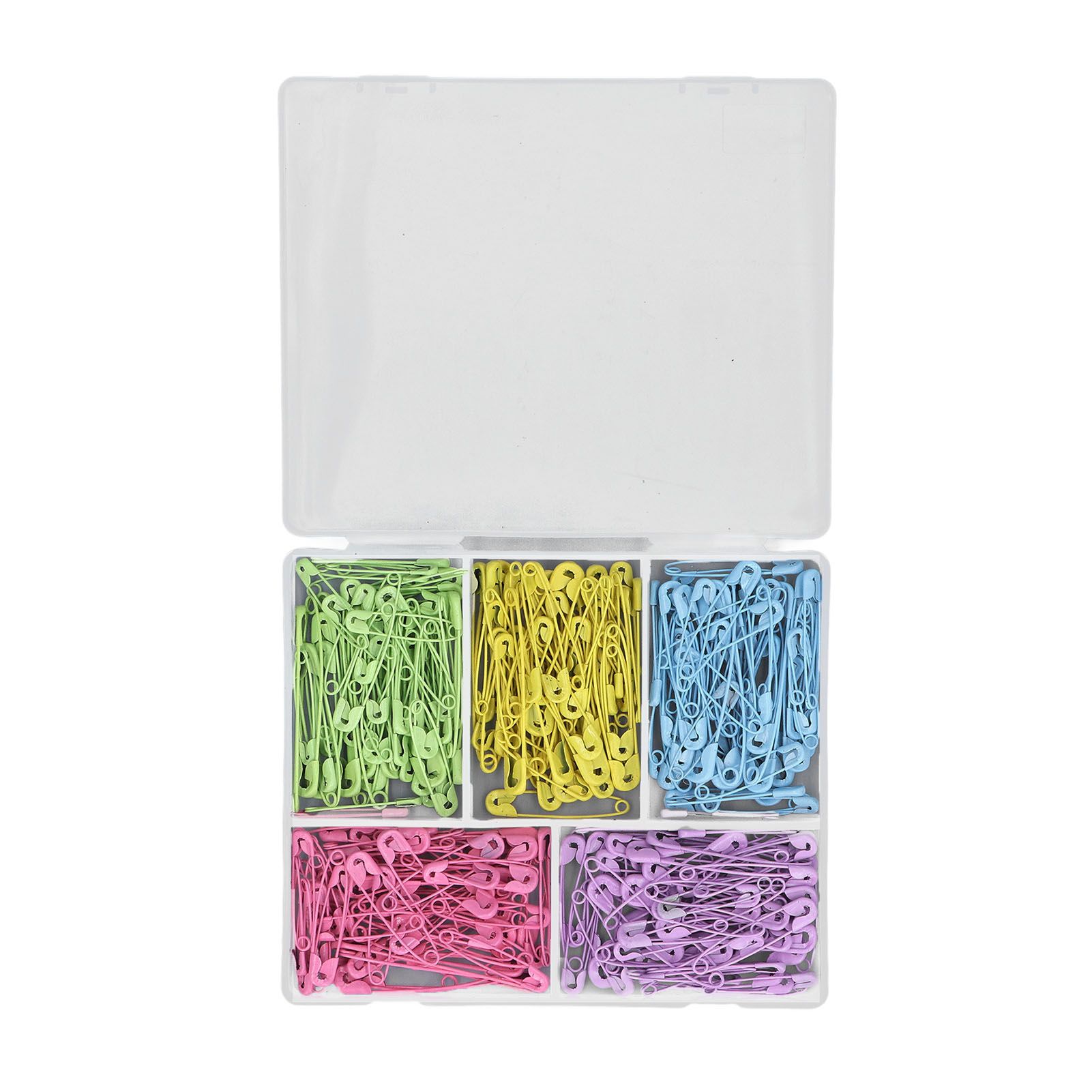 Mixed Colors Safety Pins Stainless Steel Safety Pins DIY Craft Diaper Pins for view 9