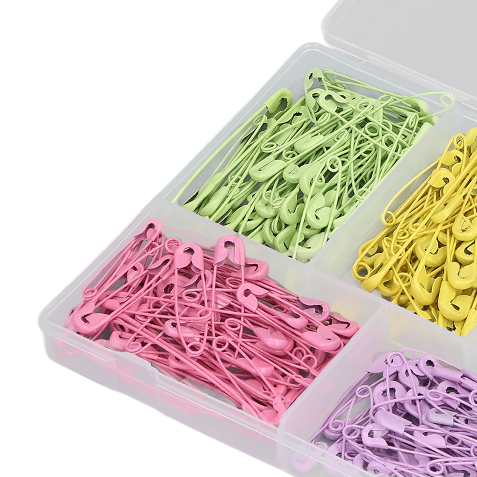 Mixed Colors Safety Pins Stainless Steel Safety Pins DIY Craft Diaper Pins for view 13