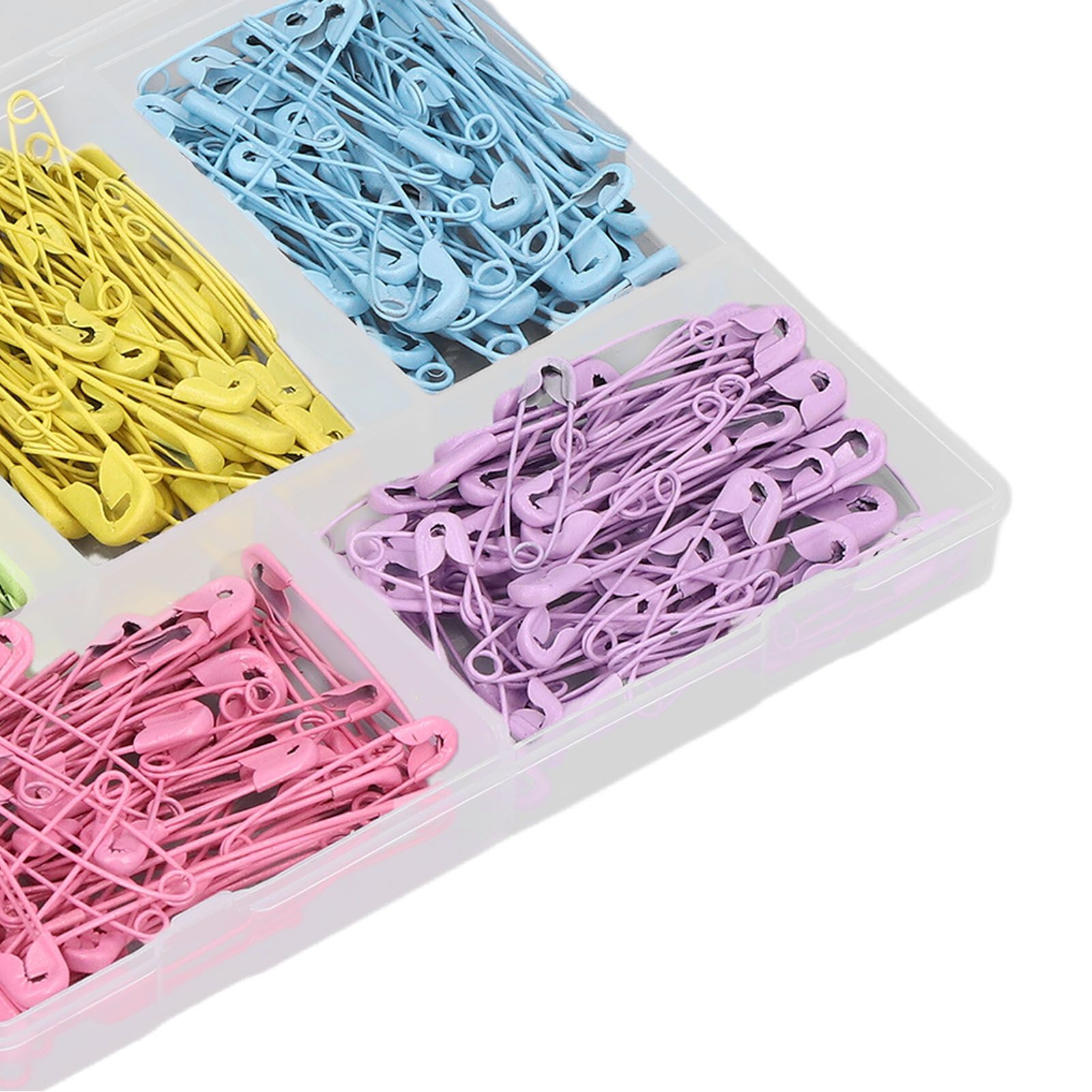 Mixed Colors Safety Pins Stainless Steel Safety Pins DIY Craft Diaper Pins for view 14