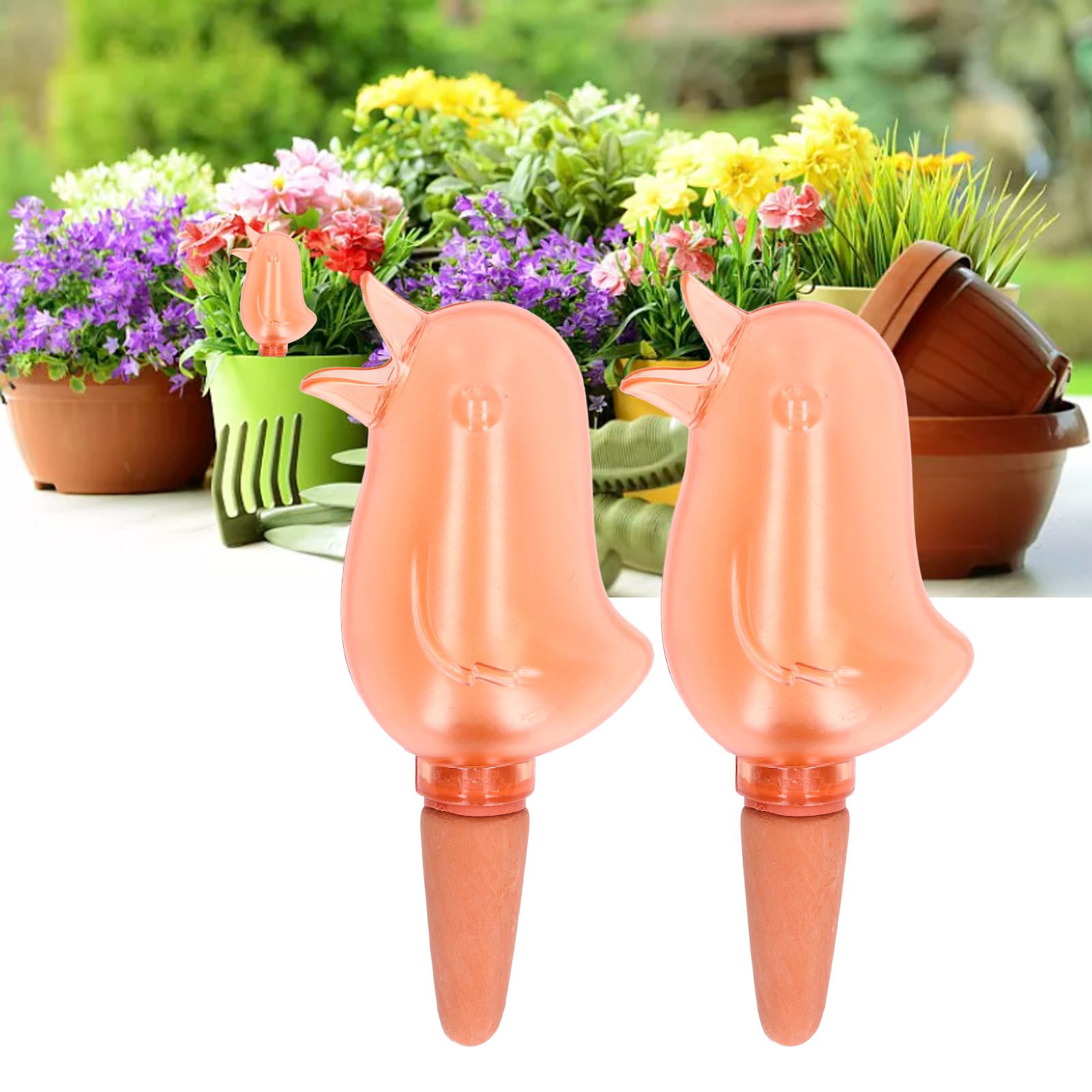 2Pcs Automatic Watering Device Bird Design Safe Environmentally Friendly Drip view 11