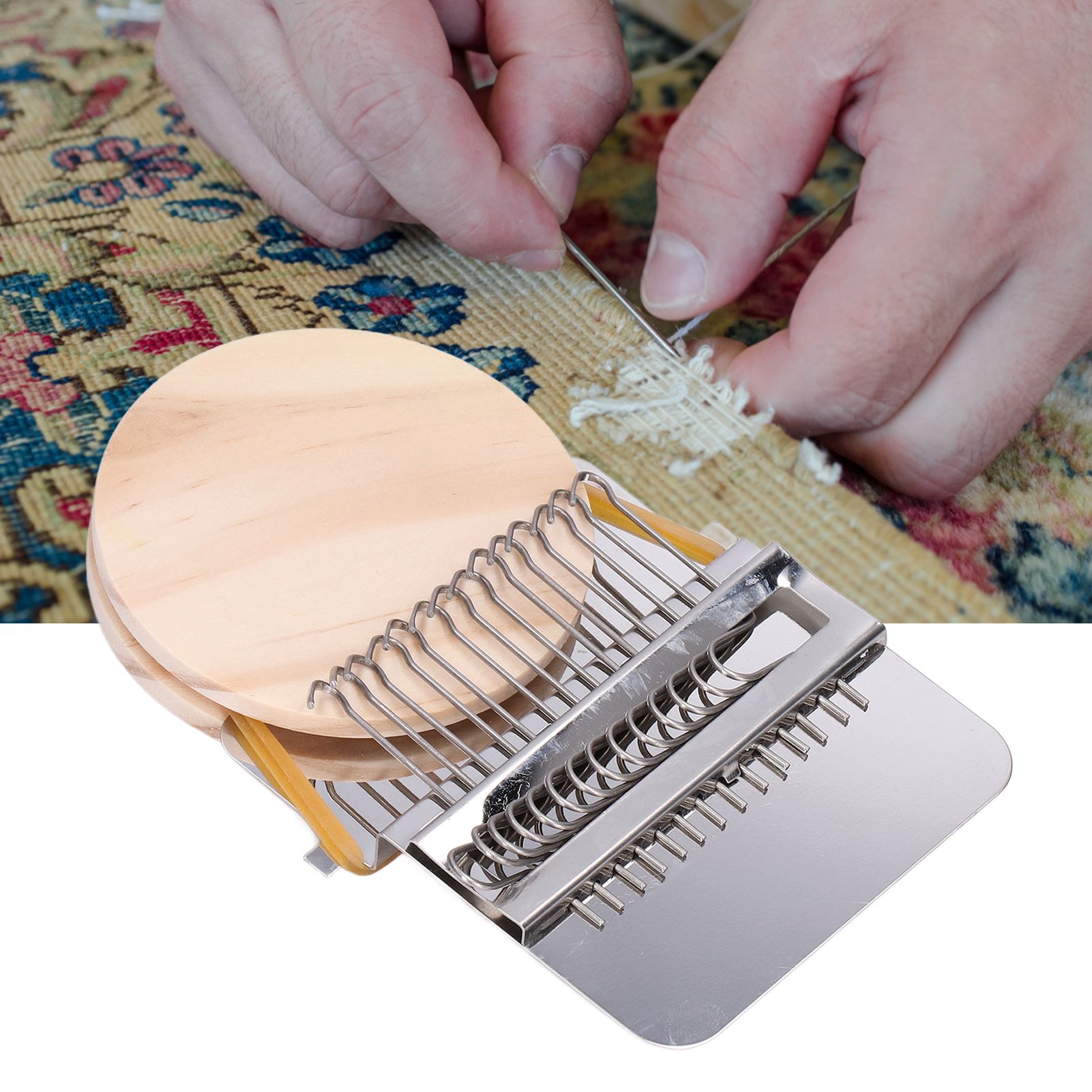 Mini Darning Machine DIY Portable Darning Loom Knitting Machine Weaving Tool view 11