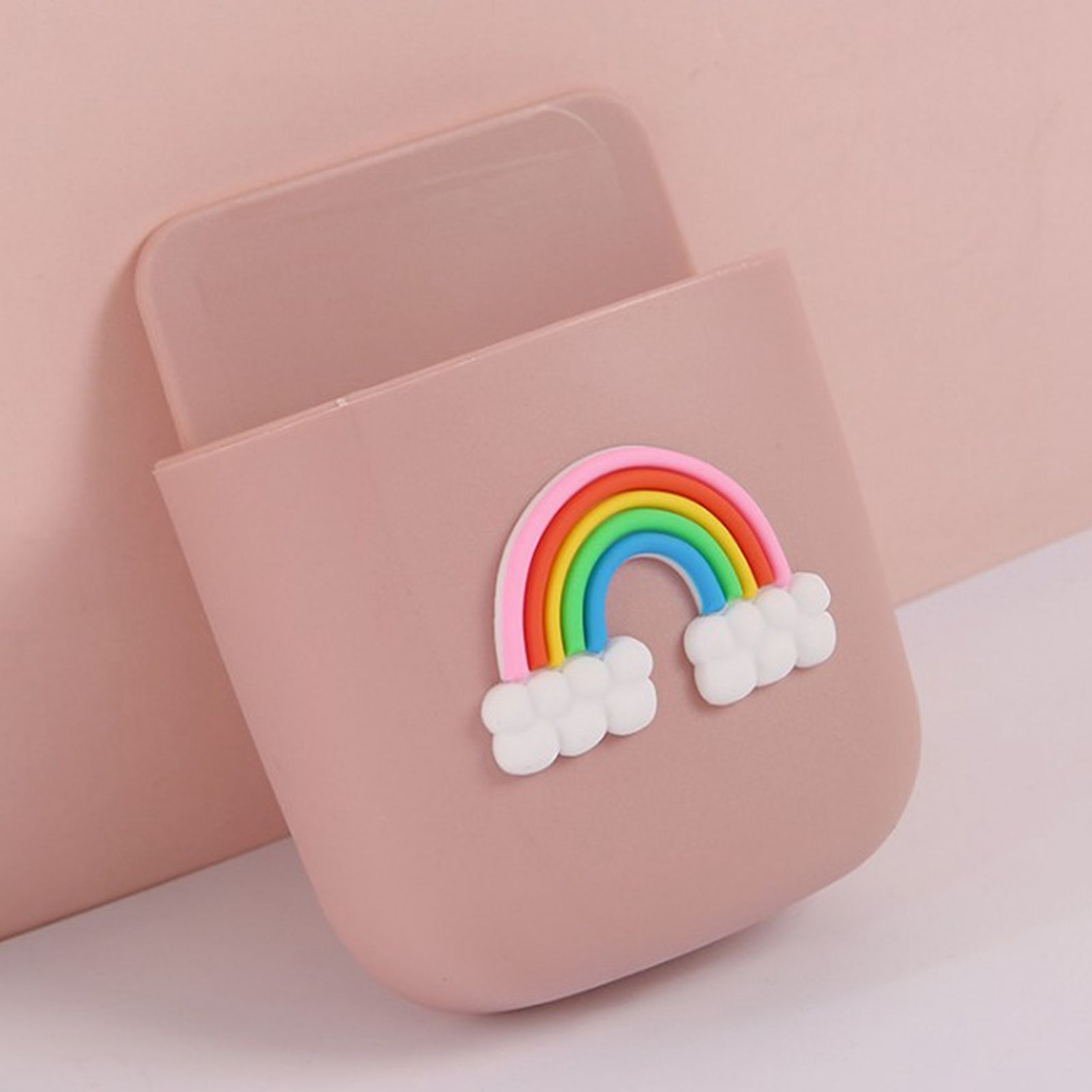 Remote Control Holders Wall Mount Adhesive Organizer Pen Storage Box Phone view 2