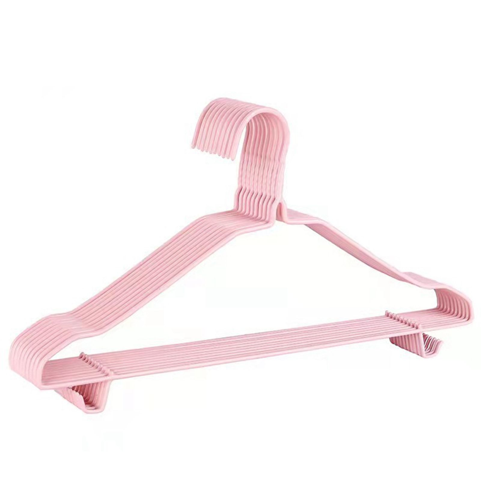 10PCS 40cm Clothing Hanger Coat Hanger Clothes Drying Rack Stainless Steel