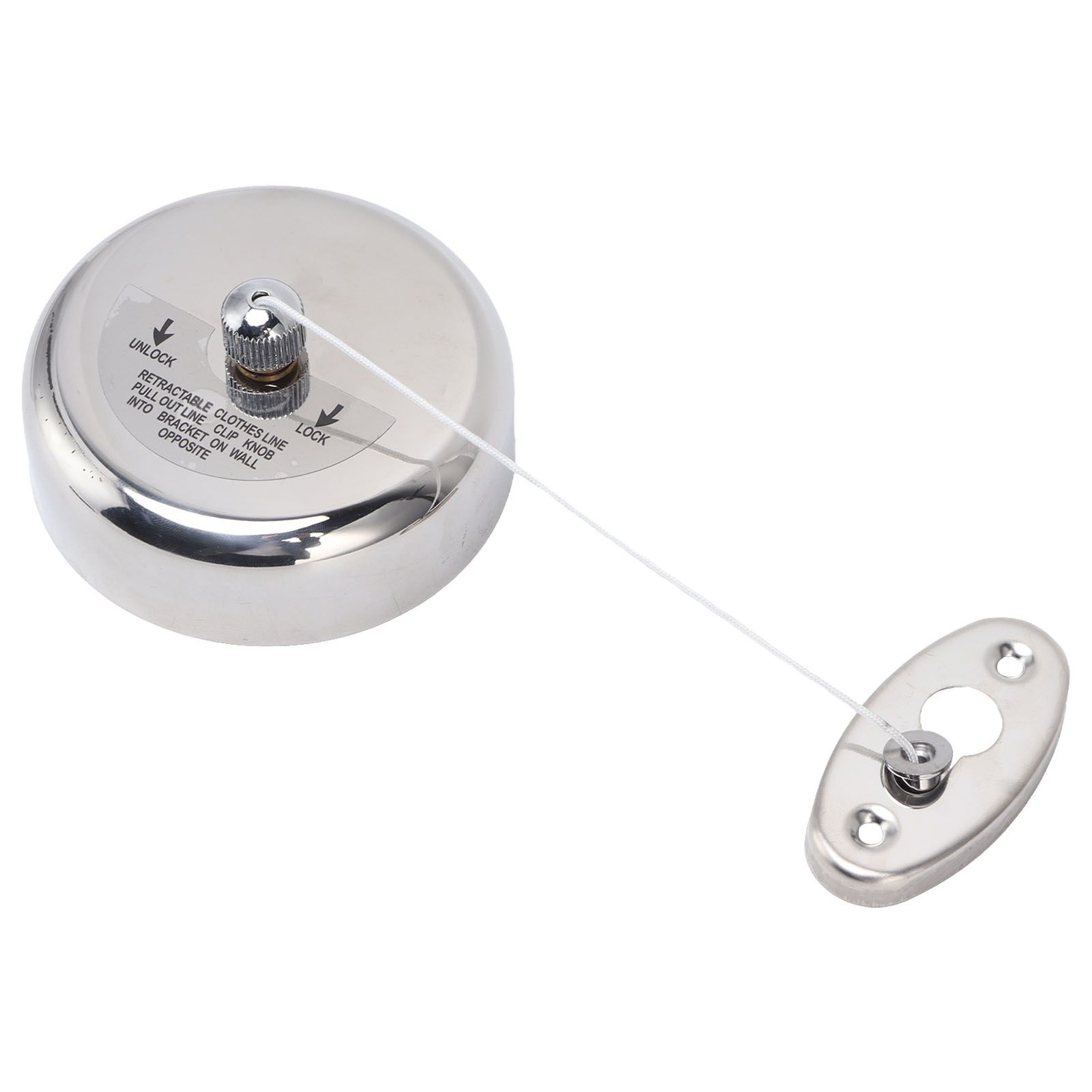Clothesline 304 Stainless Steel Nylon Cord Space Saving Retractable 9ft/2.8m view 4