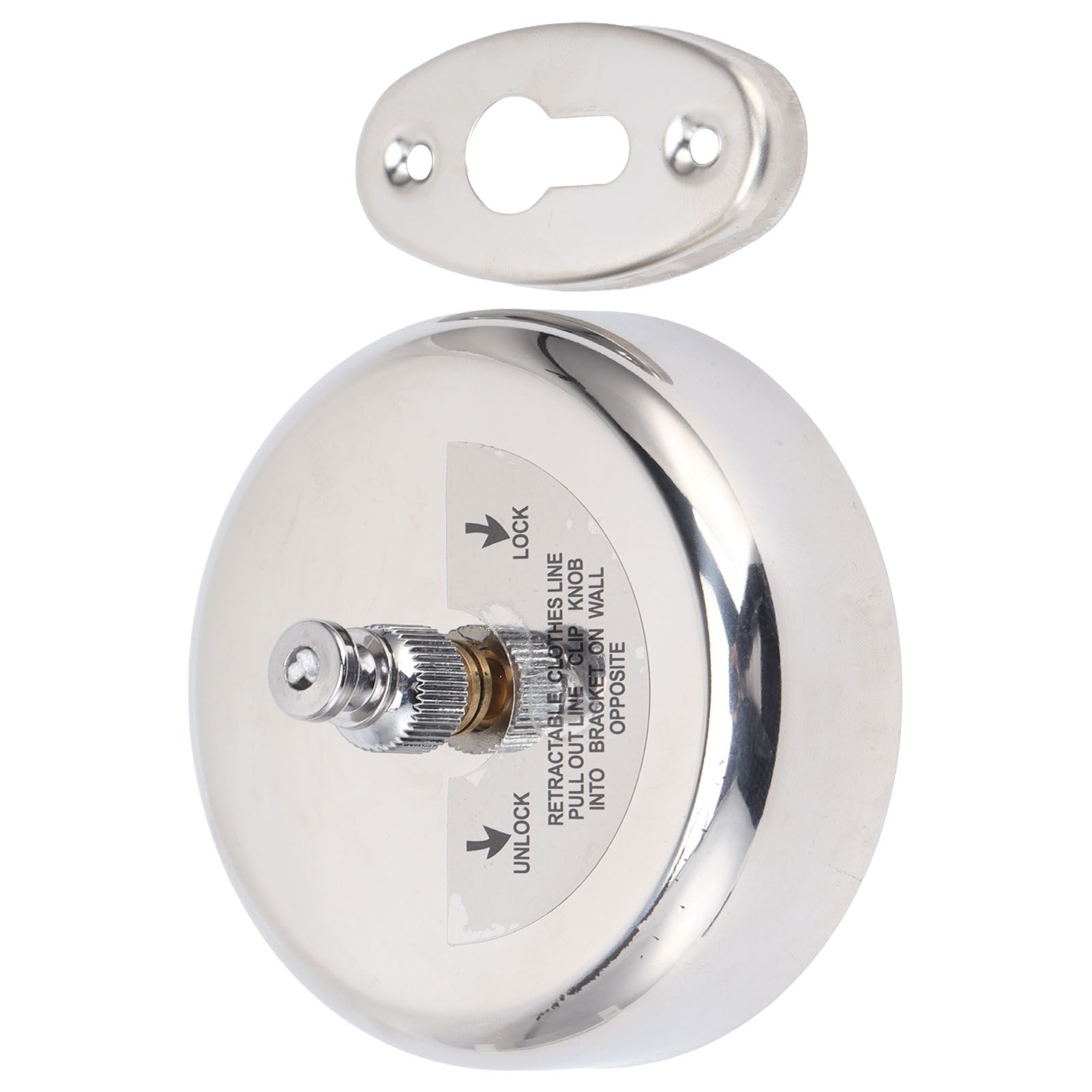Clothesline 304 Stainless Steel Nylon Cord Space Saving Retractable 9ft/2.8m view 7