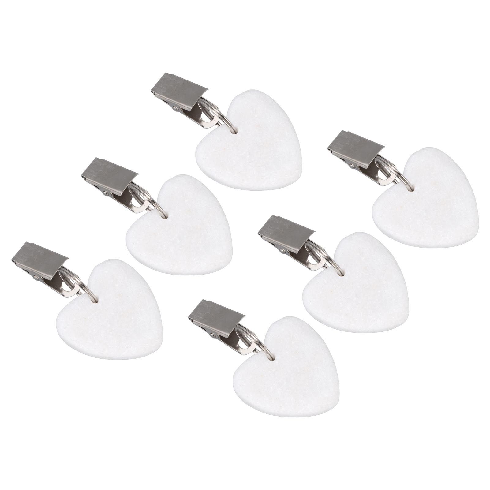 6Pcs Tablecloth Weights Marble Stainless Steel Small Size Waterproof Rustproof view 9