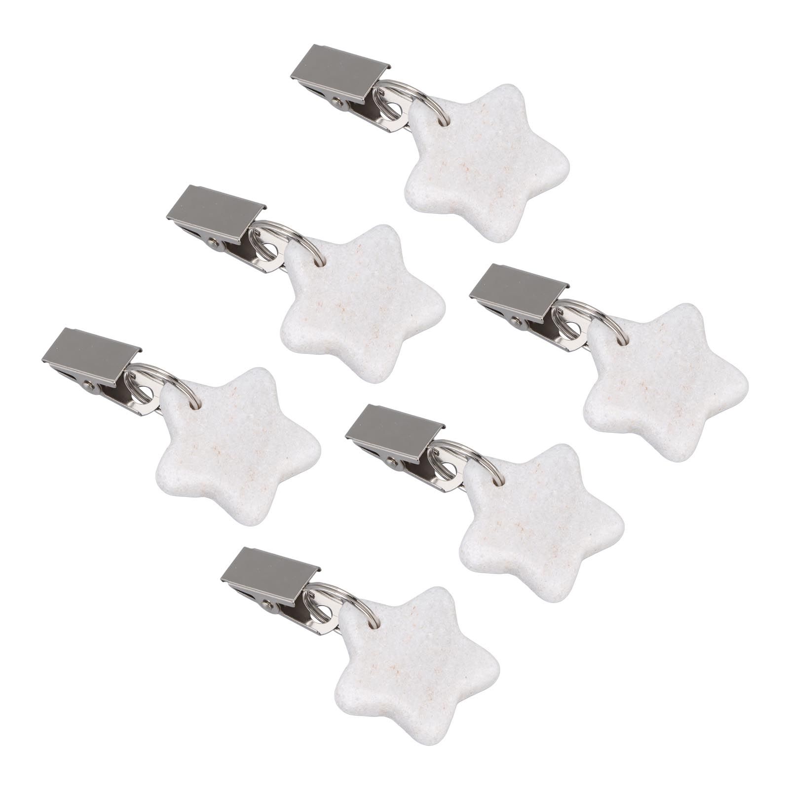 6Pcs Tablecloth Weights Marble Stainless Steel Small Size Waterproof Rustproof view 7