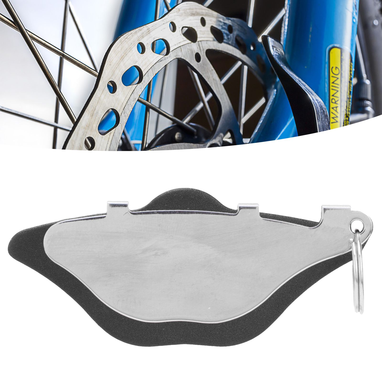 Disc Brake Spacer Stainless Steel Prevent Rubbing Clearance Alignment Bicycle view 11