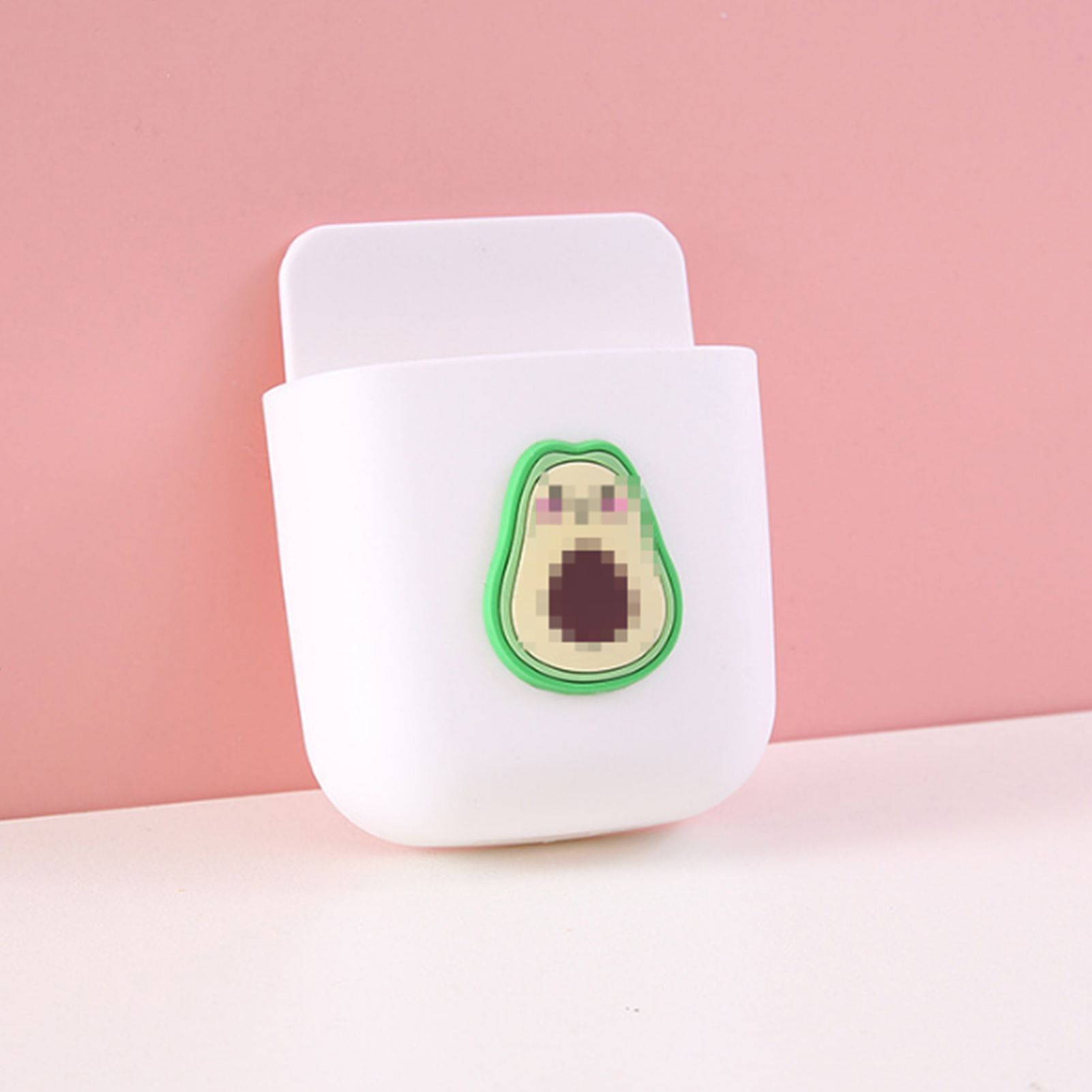 Cartoon Storage Box Wall Mounted Storage Container Cute Phone Storage Box for view 2
