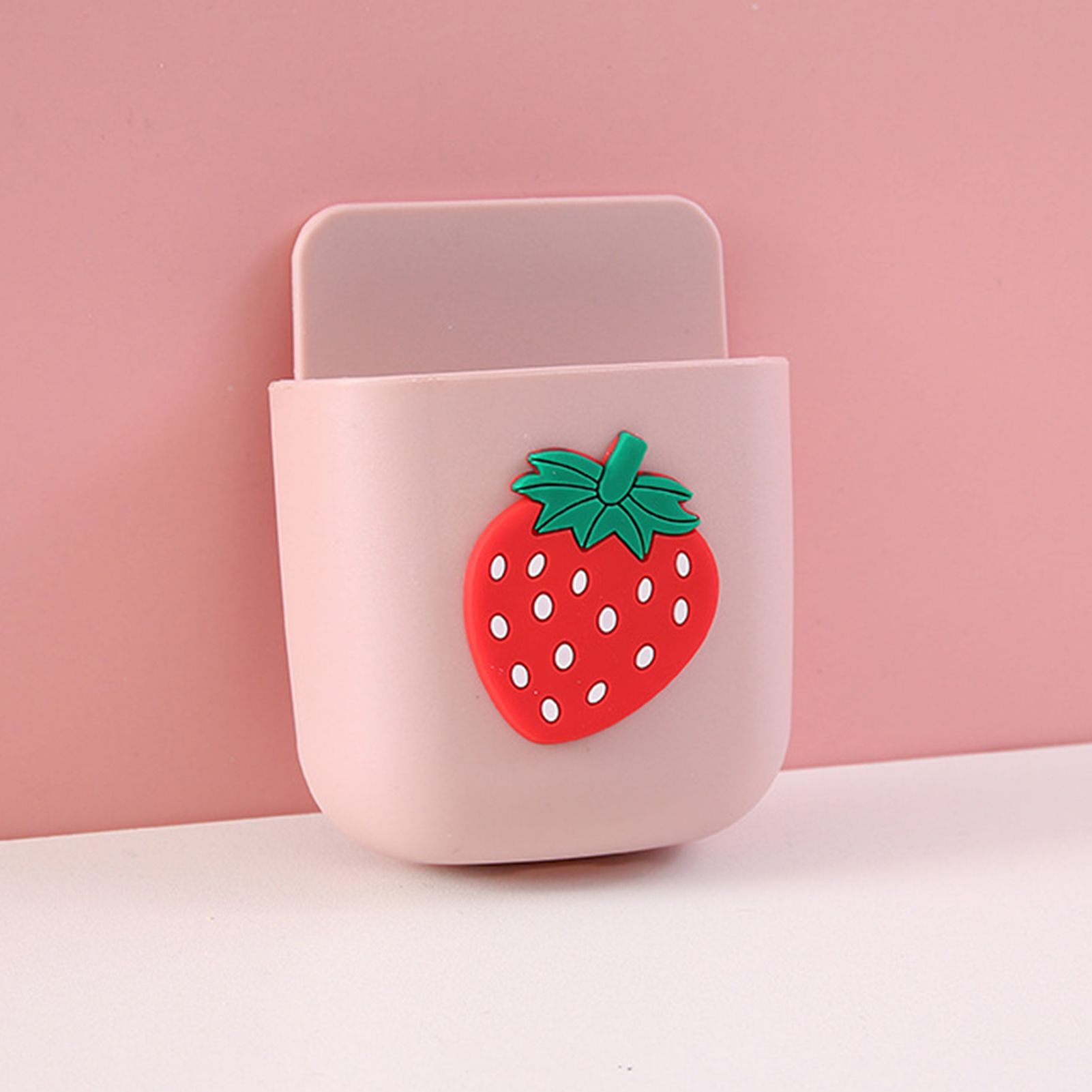 Cartoon Storage Box Wall Mounted Storage Container Cute Phone Storage Box for view 2