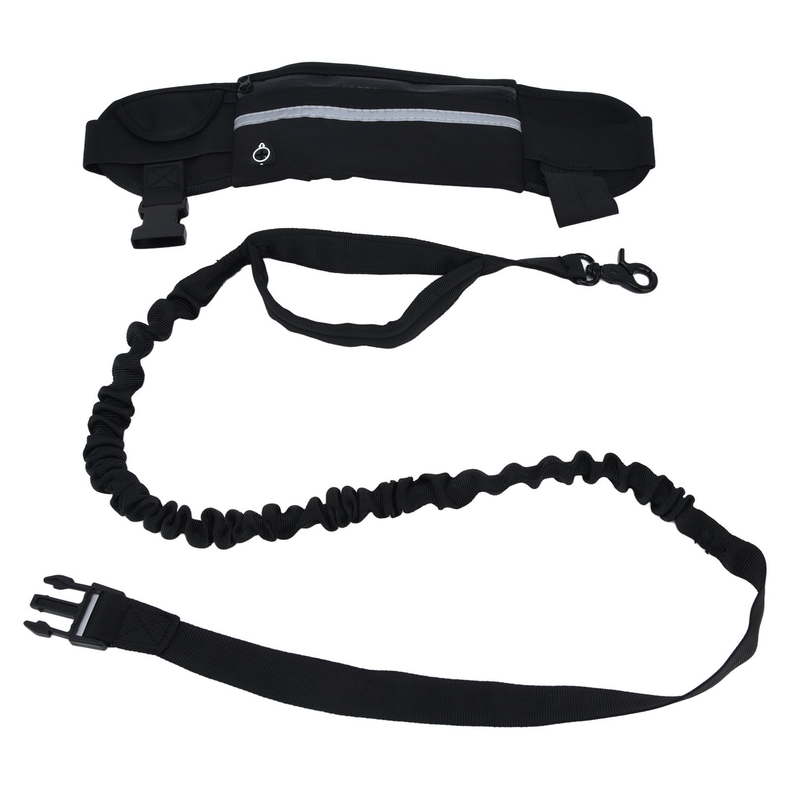 Sports Belt Bag Leash Set Reflective Elastic Explosion Proof Dog Running view 2