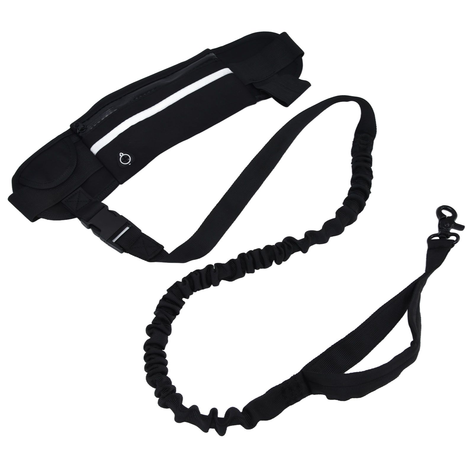Sports Belt Bag Leash Set Reflective Elastic Explosion Proof Dog Running view 3