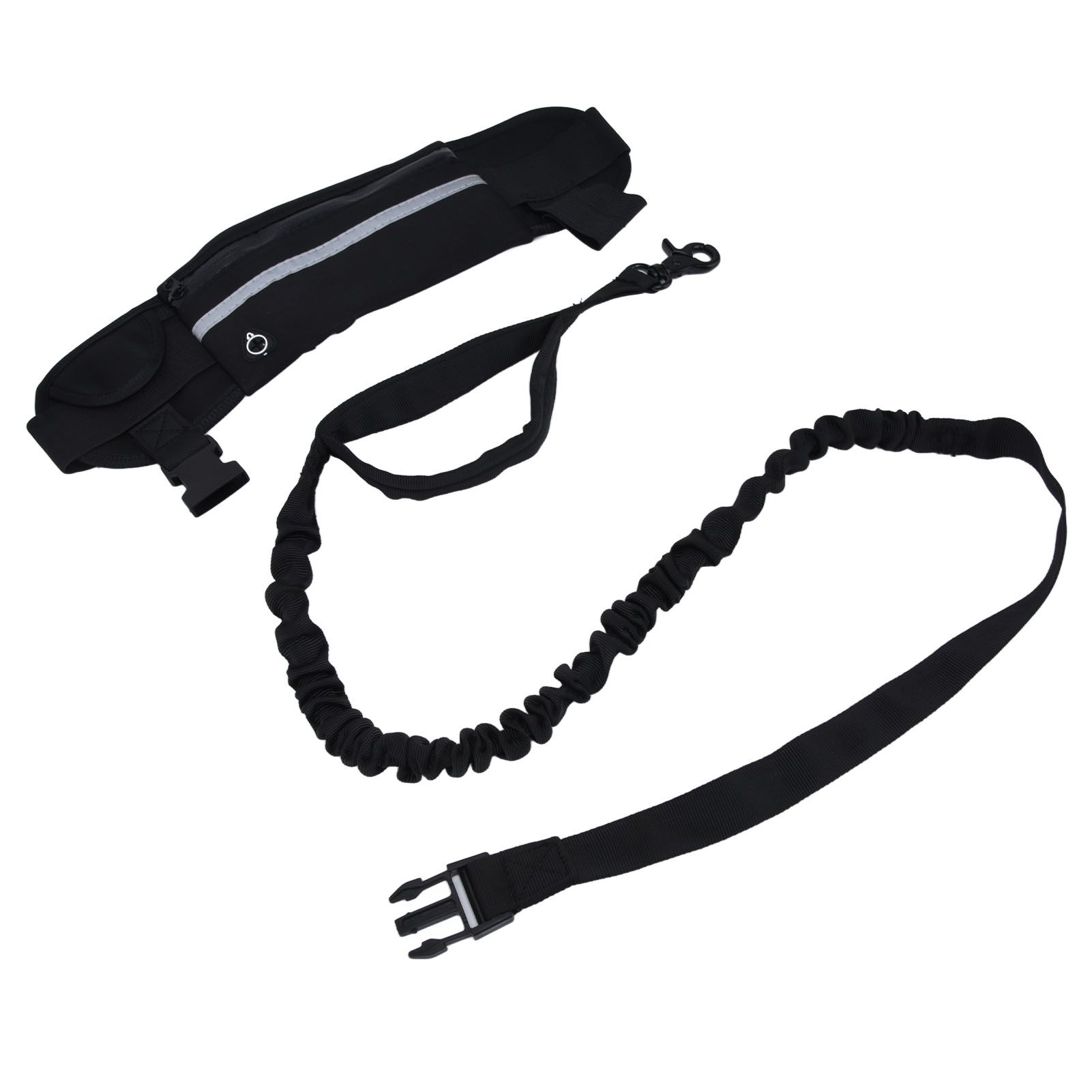 Sports Belt Bag Leash Set Reflective Elastic Explosion Proof Dog Running view 4
