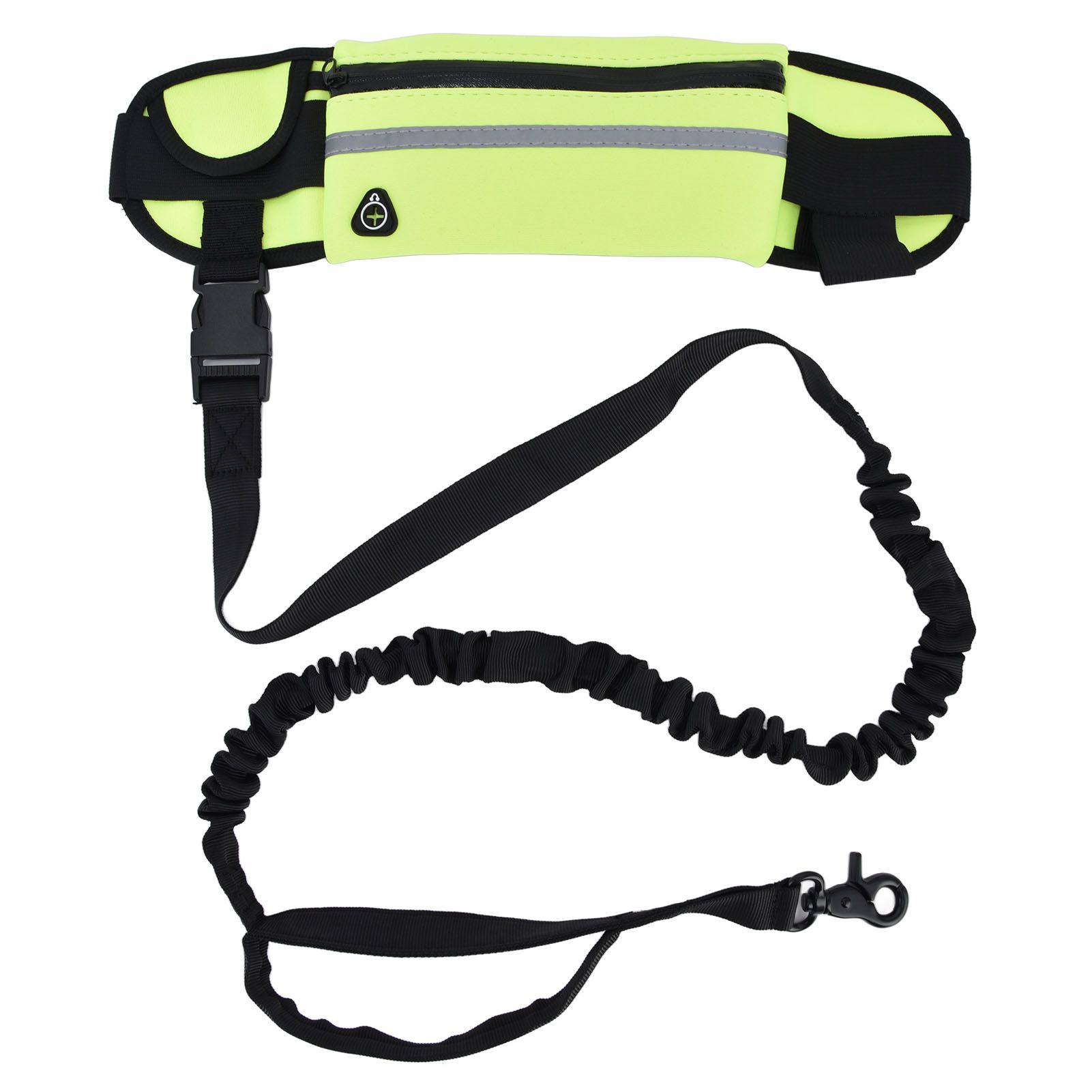 Sports Belt Bag Leash Set Reflective Elastic Explosion Proof Dog Running
