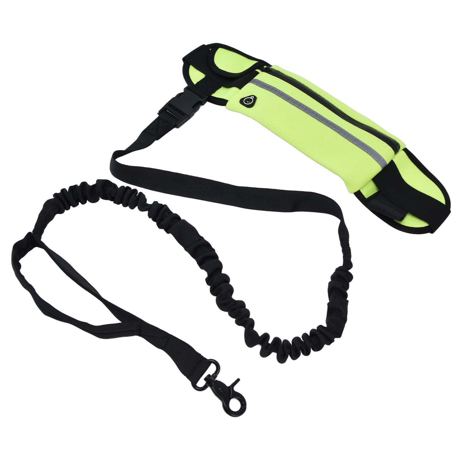 Sports Belt Bag Leash Set Reflective Elastic Explosion Proof Dog Running view 2