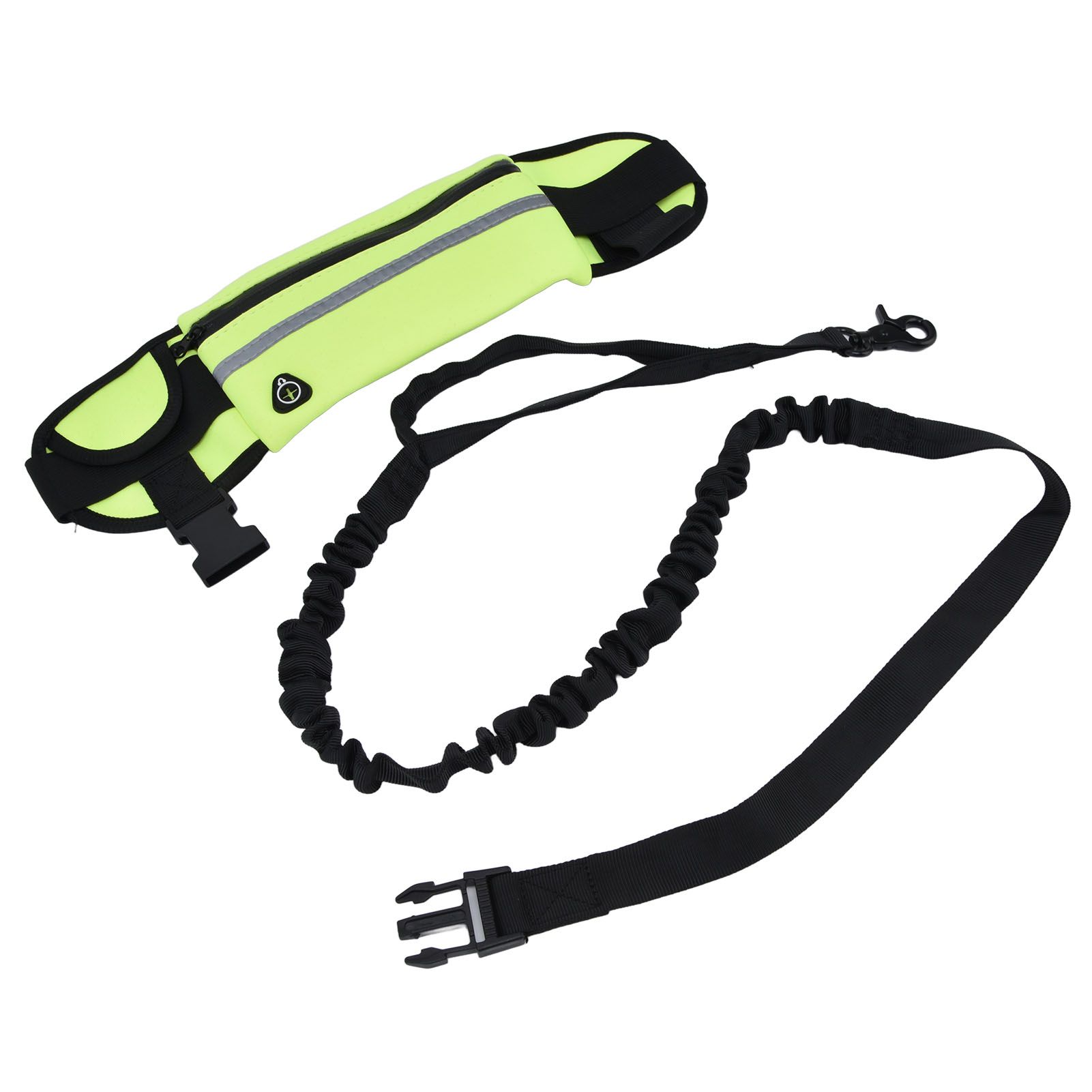 Sports Belt Bag Leash Set Reflective Elastic Explosion Proof Dog Running view 3