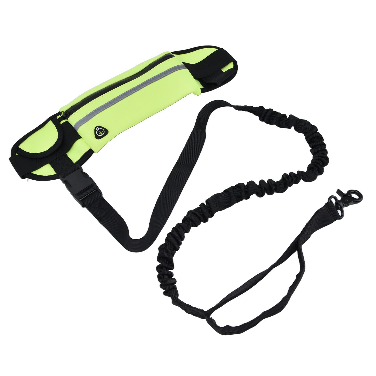 Sports Belt Bag Leash Set Reflective Elastic Explosion Proof Dog Running view 6