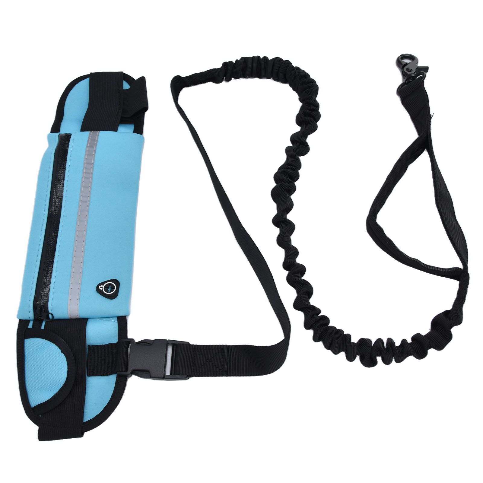 Sports Belt Bag Leash Set Reflective Elastic Explosion Proof Dog Running view 3