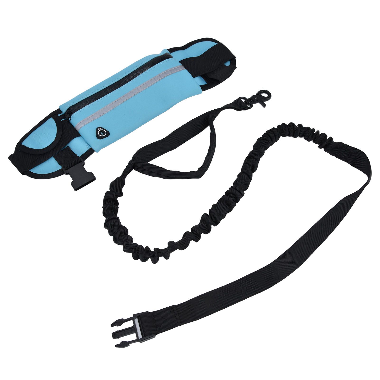 Sports Belt Bag Leash Set Reflective Elastic Explosion Proof Dog Running view 4
