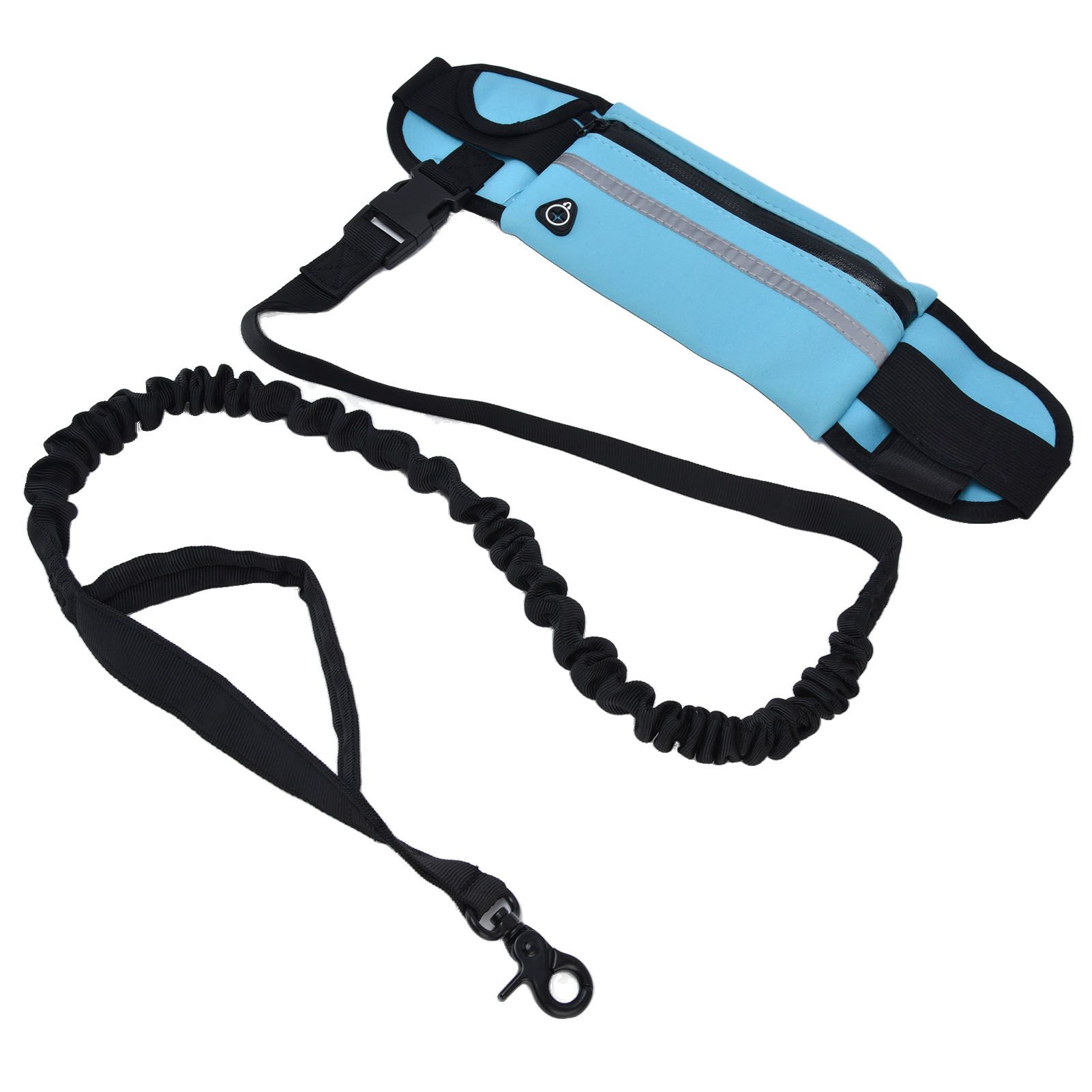 Sports Belt Bag Leash Set Reflective Elastic Explosion Proof Dog Running view 7