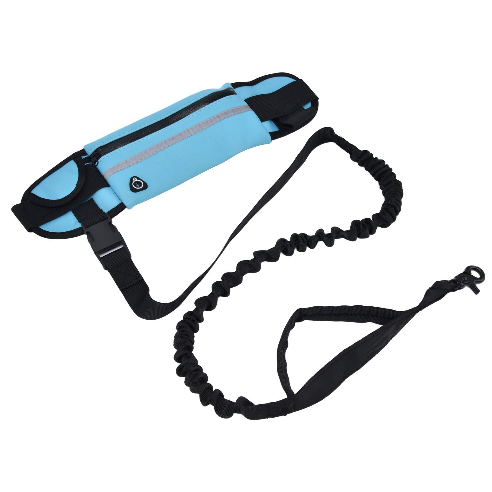 Sports Belt Bag Leash Set Reflective Elastic Explosion Proof Dog Running view 8
