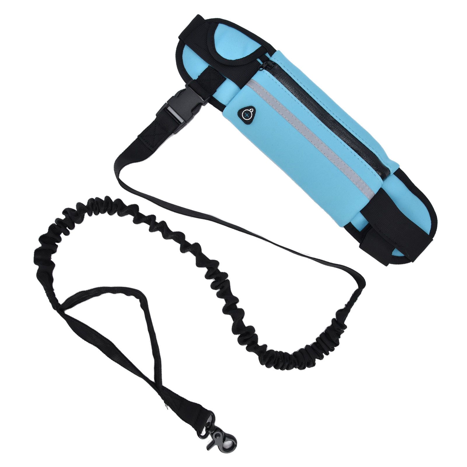 Sports Belt Bag Leash Set Reflective Elastic Explosion Proof Dog Running view 9