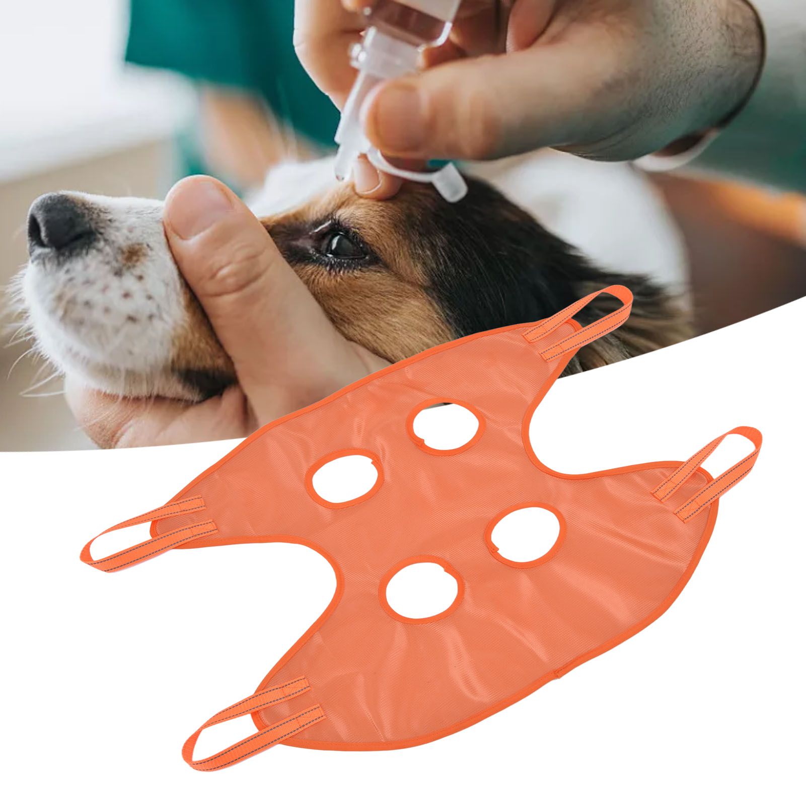 Dog Grooming Sling Breathable Soft Washable Pet Restraint Hammock for Small view 12