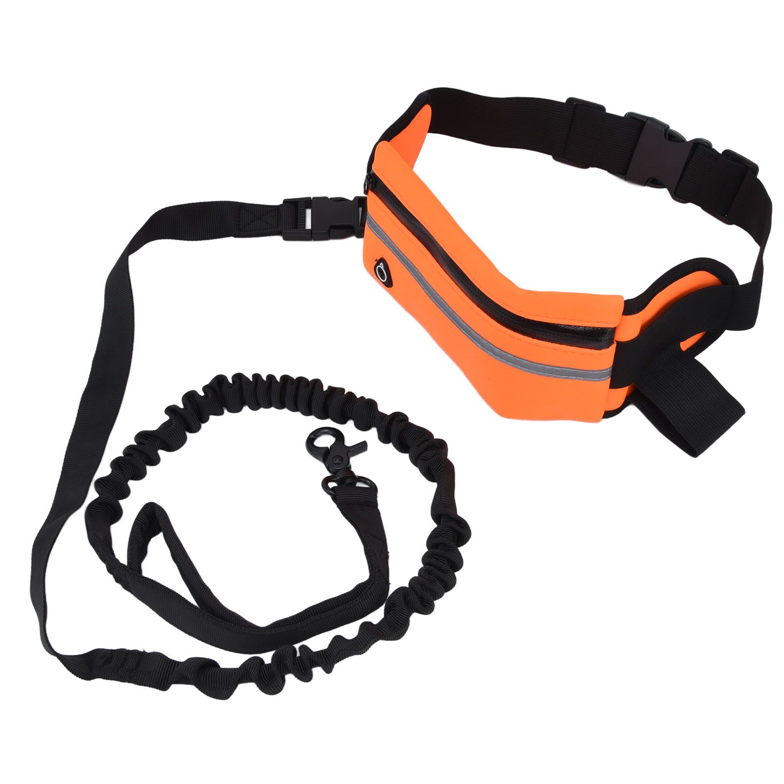 Hands Free Dog Leash Detachable Zipper Bag Reflective Strip Design Hands Free view 8
