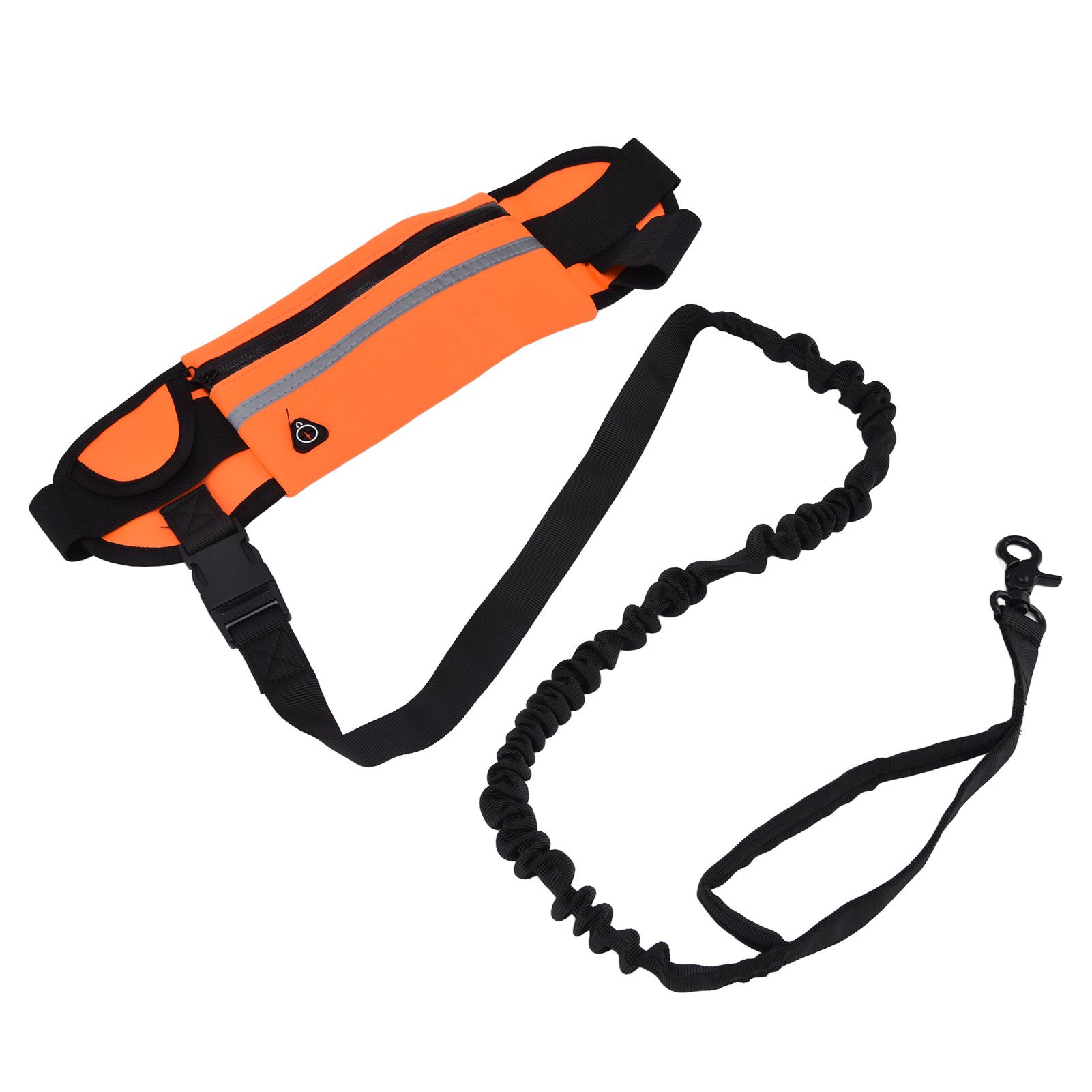Hands Free Dog Leash Detachable Zipper Bag Reflective Strip Design Hands Free view 9