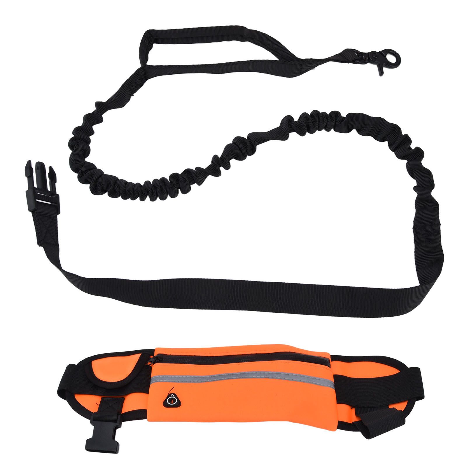 Hands Free Dog Leash Detachable Zipper Bag Reflective Strip Design Hands Free view 14