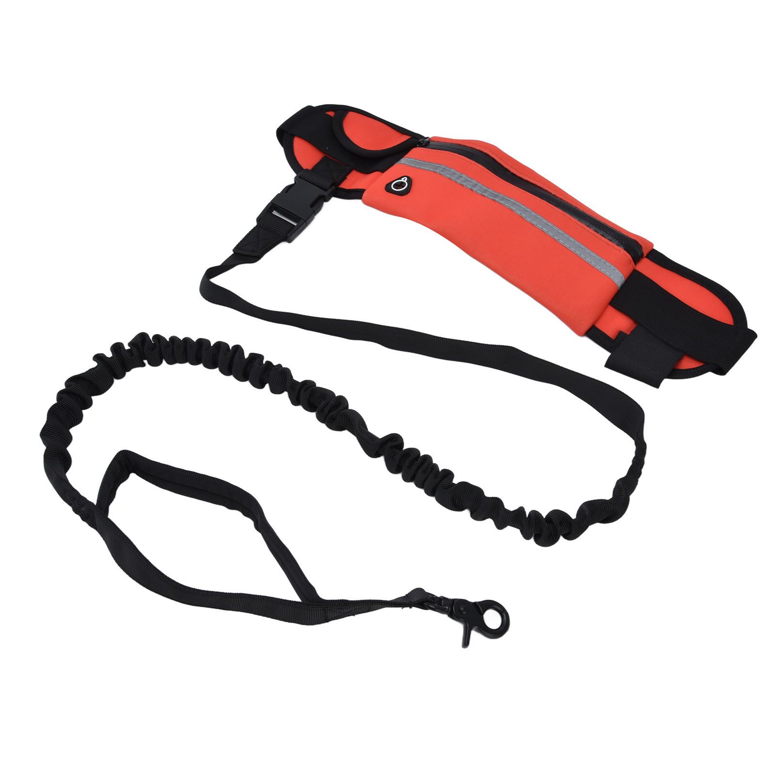 Hands Free Dog Leash Detachable Zipper Bag Reflective Strip Design Hands Free view 6