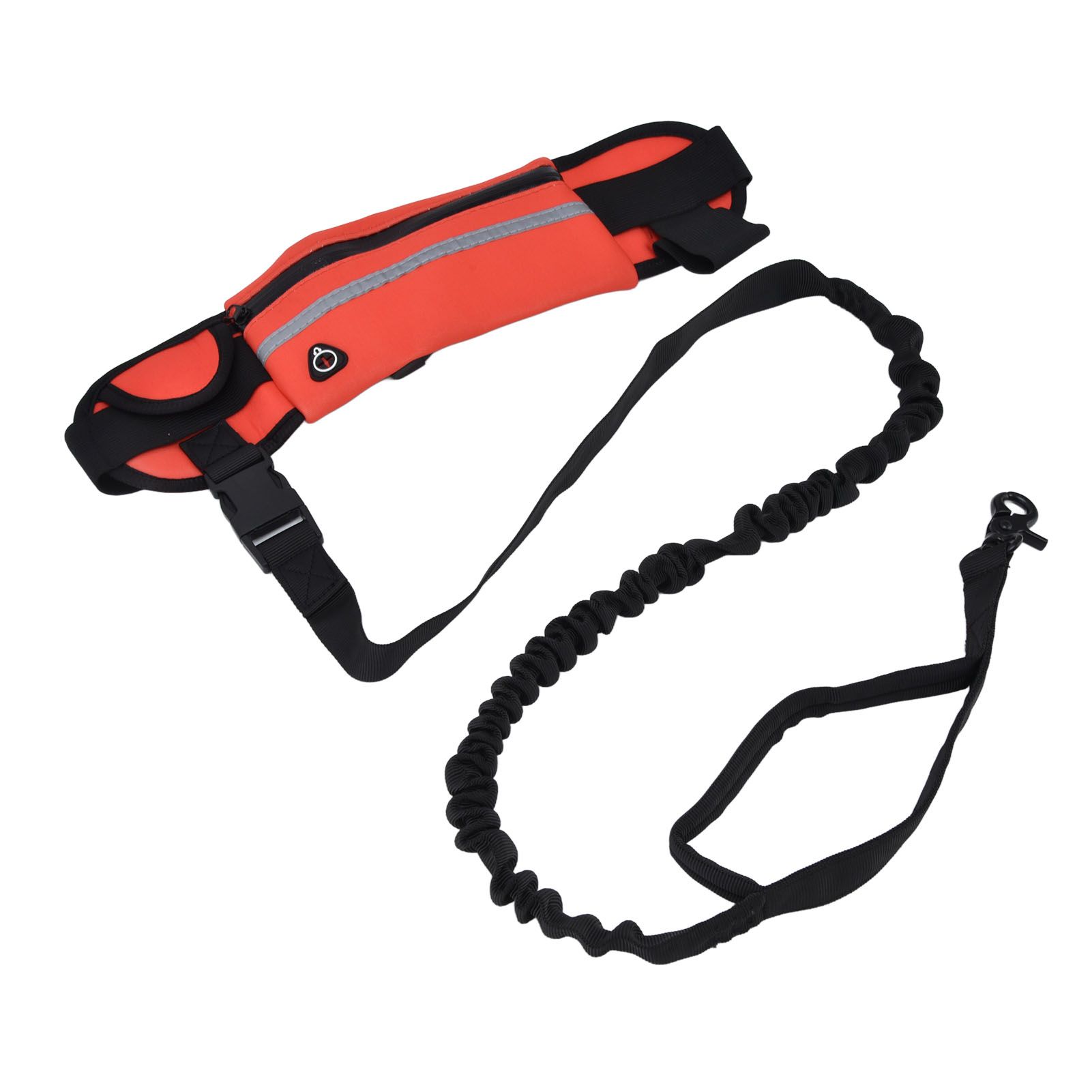 Hands Free Dog Leash Detachable Zipper Bag Reflective Strip Design Hands Free view 9
