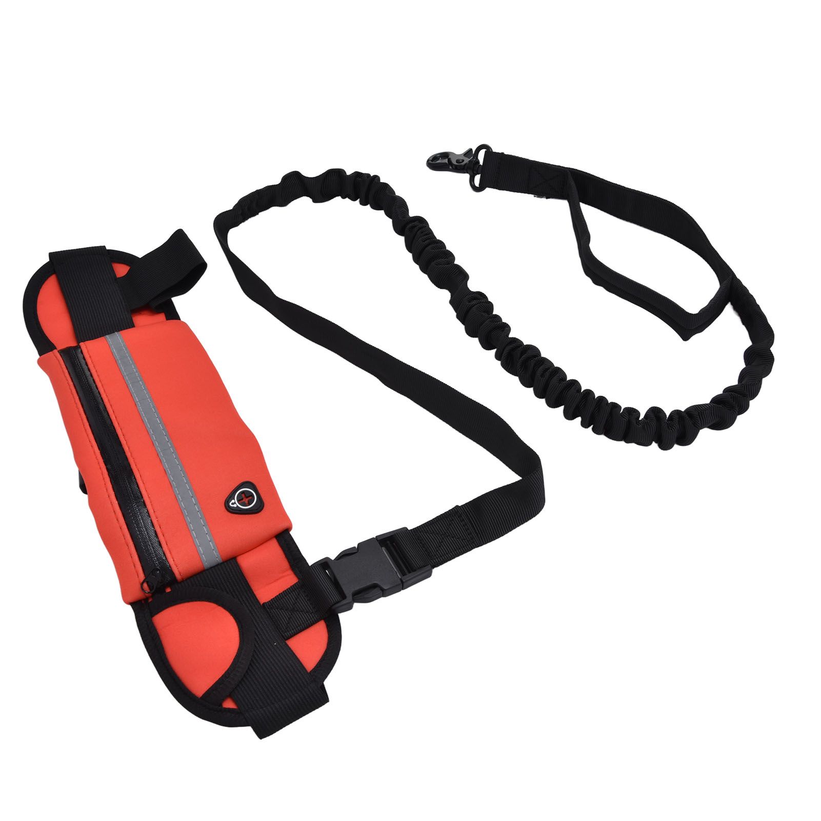 Hands Free Dog Leash Detachable Zipper Bag Reflective Strip Design Hands Free view 10
