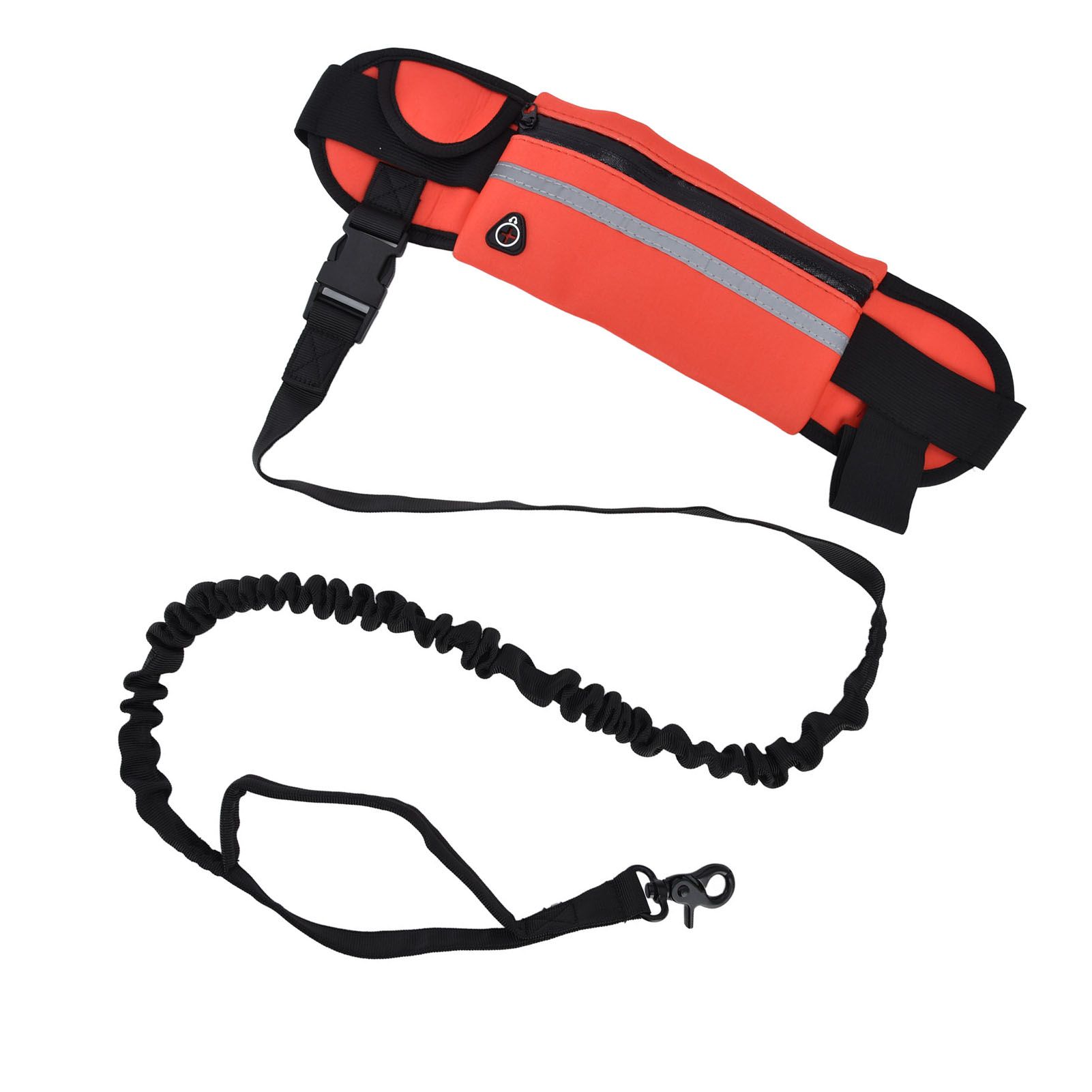 Hands Free Dog Leash Detachable Zipper Bag Reflective Strip Design Hands Free view 13