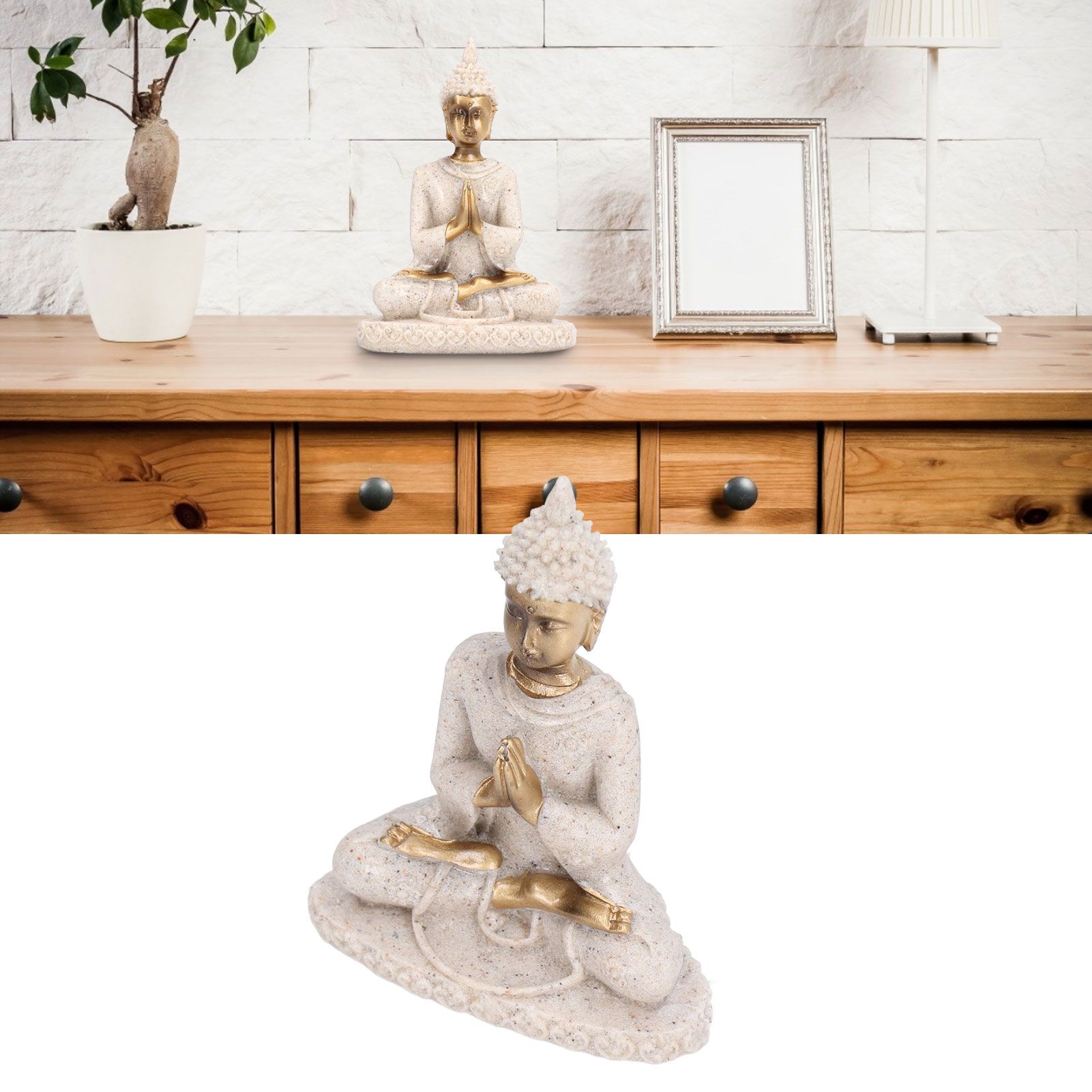 Buddha Statue Artisan Craftsmanship Clear Engraving Strong Frost Resistance view 11