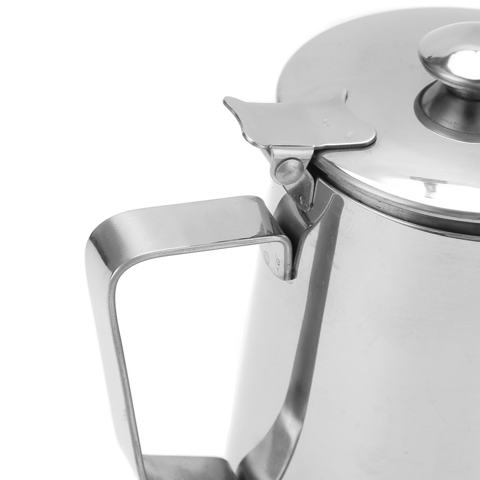 Milk Frothing Pitcher 304 Stainless Steel Milk Frother Coffee Cup with Cover view 14