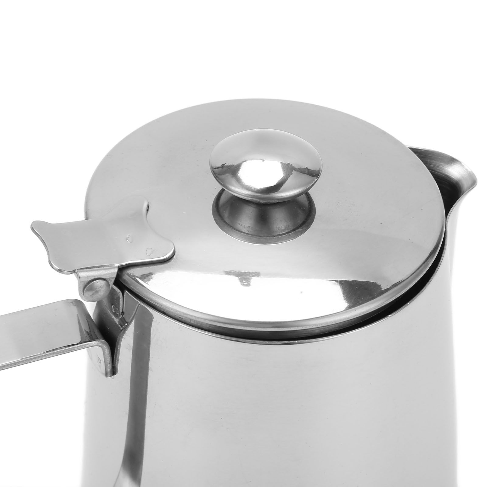 Milk Frothing Pitcher 304 Stainless Steel Milk Frother Coffee Cup with Cover view 15