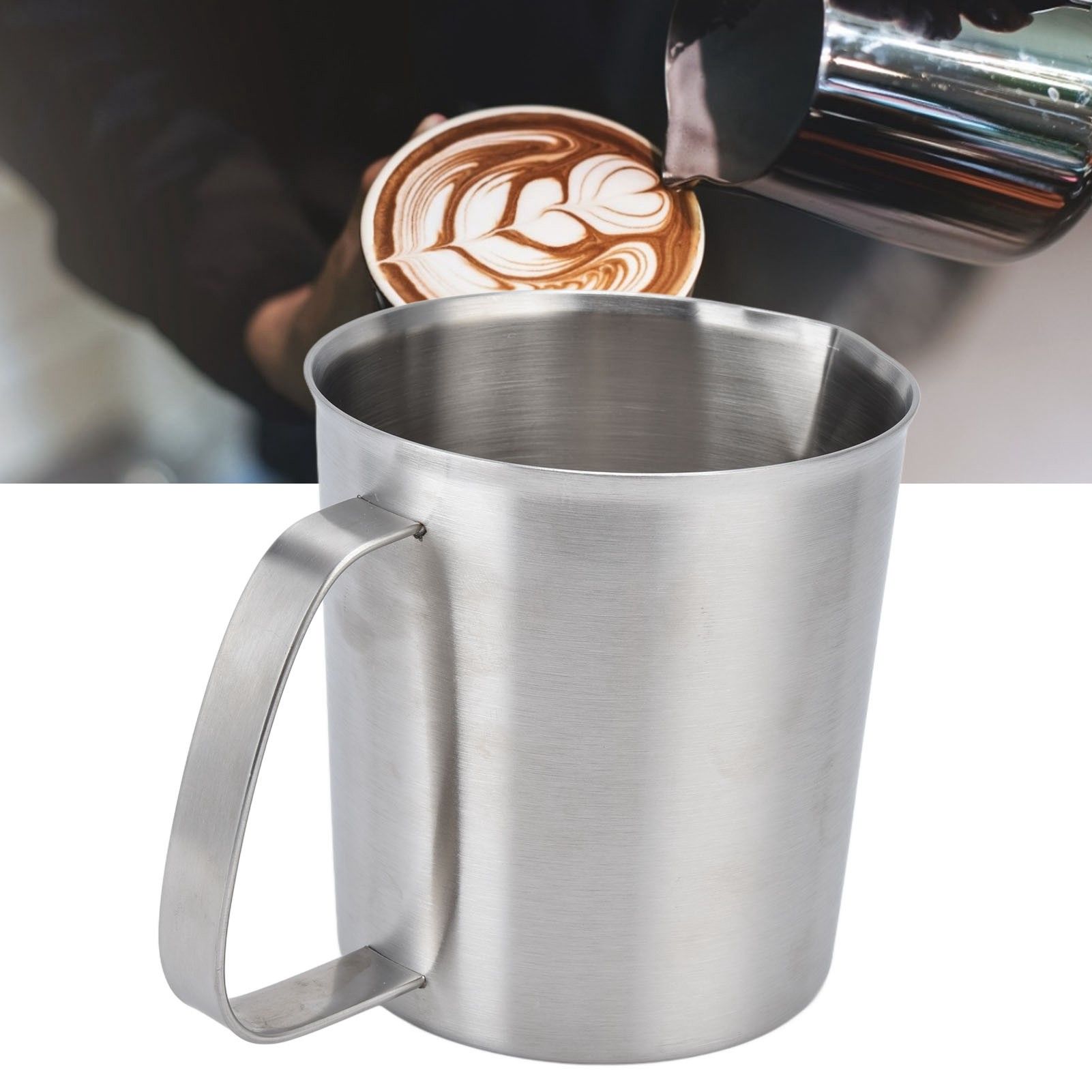 Measuring Cup 304 Stainless Steel CorrosionResistant Coffee Milk Frothing Cup view 12