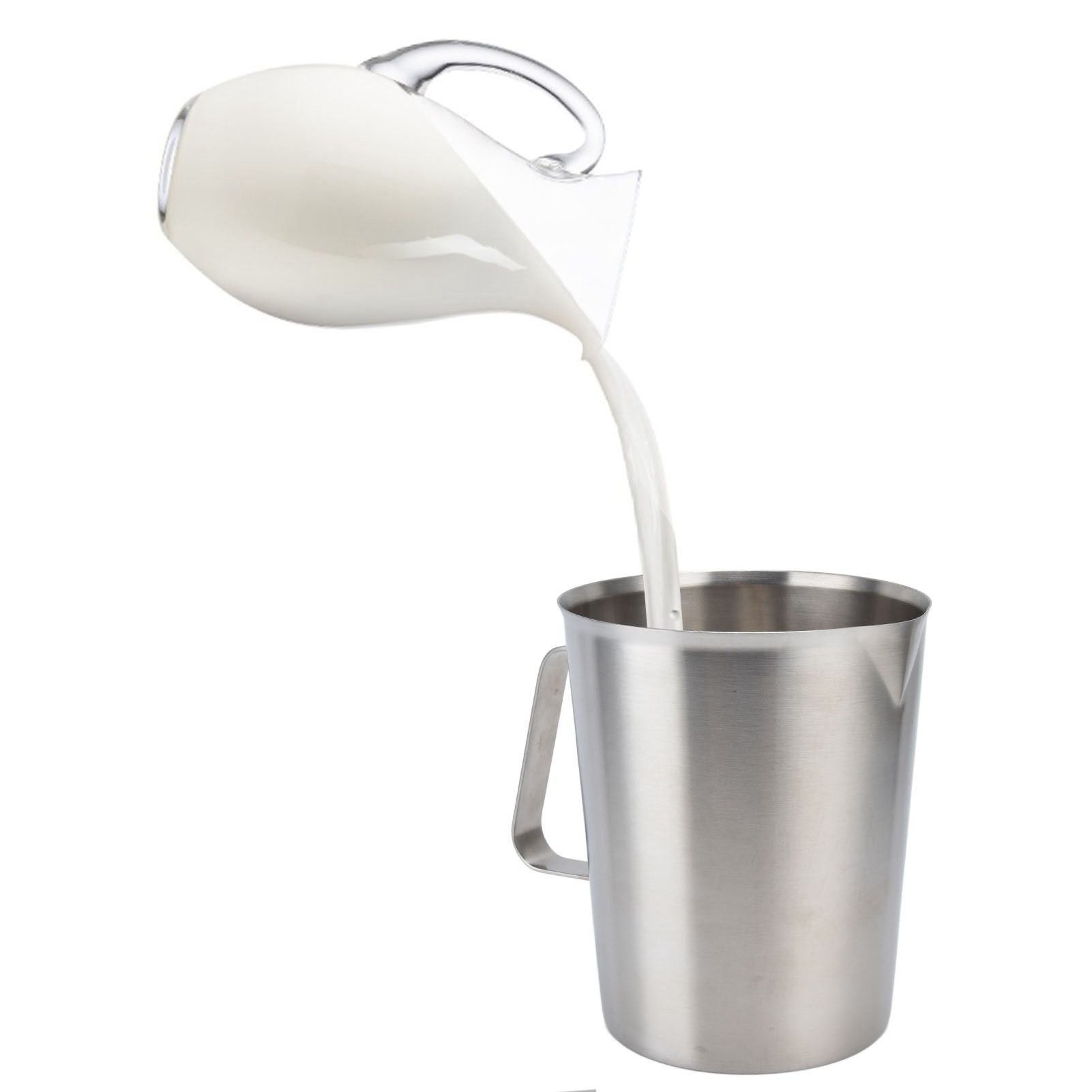 Measuring Cup 304 Stainless Steel CorrosionResistant Coffee Milk Frothing Cup view 11