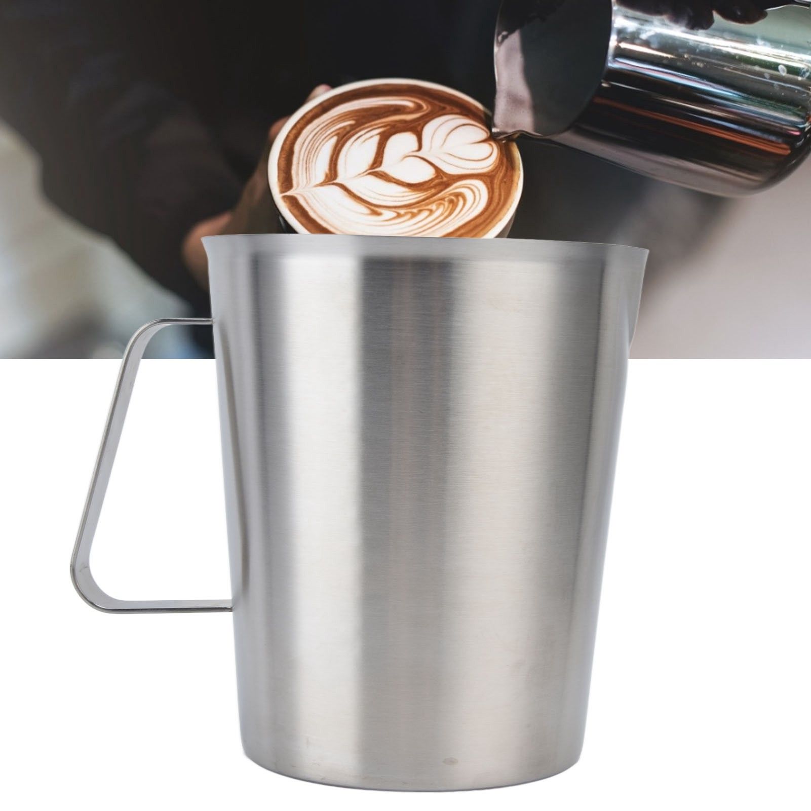 Measuring Cup 304 Stainless Steel CorrosionResistant Coffee Milk Frothing Cup view 12