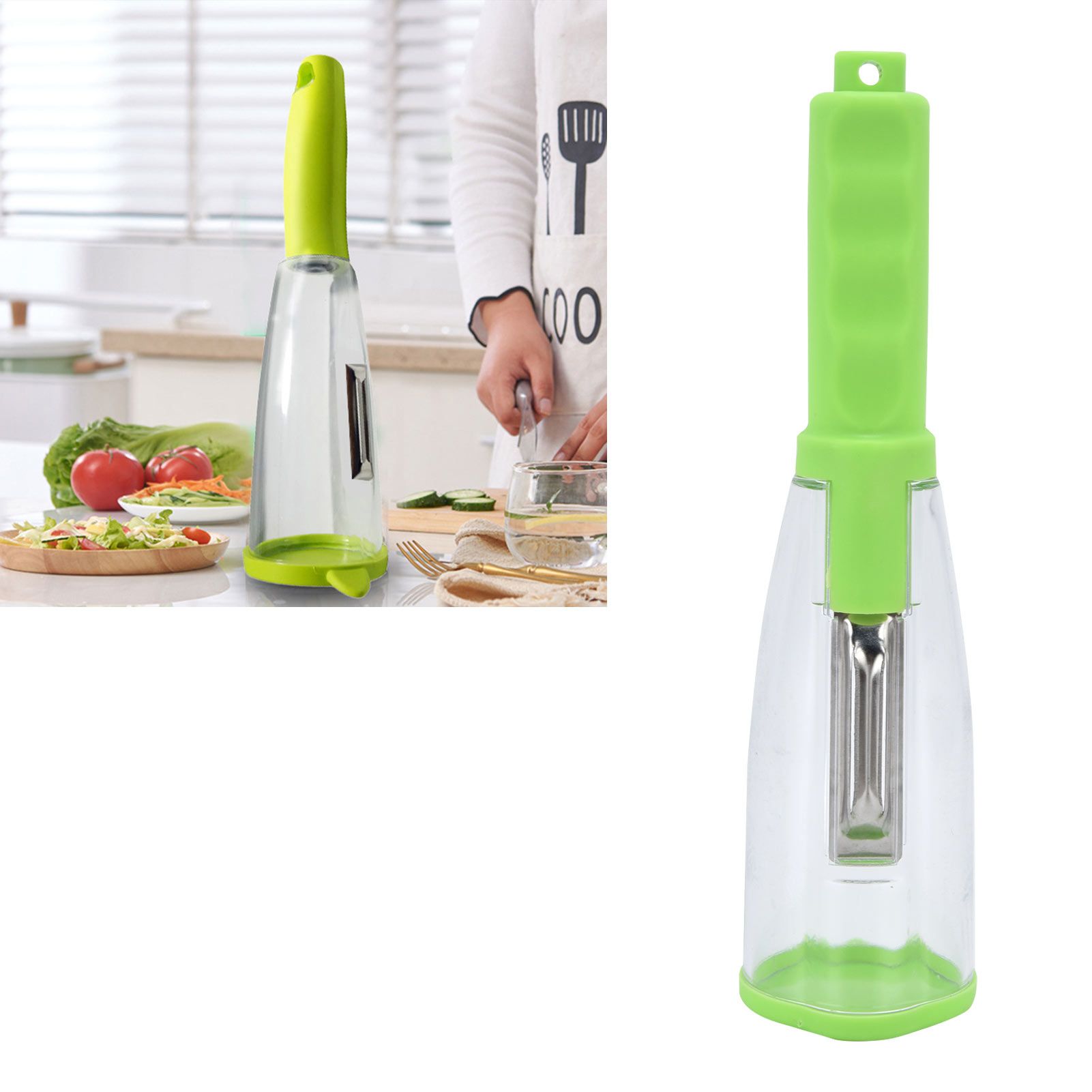 Storage Peeler Household Fruit Peeler with Storage Box Vegetable Peeling Tool view 11