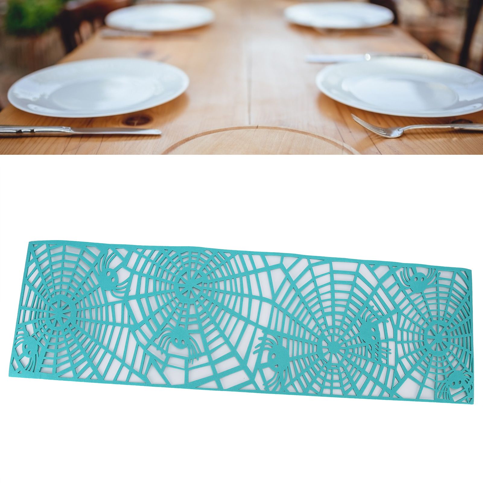 Rectangle Shape Tablecloth Hollow Out Table Runner for Wedding Household view 12