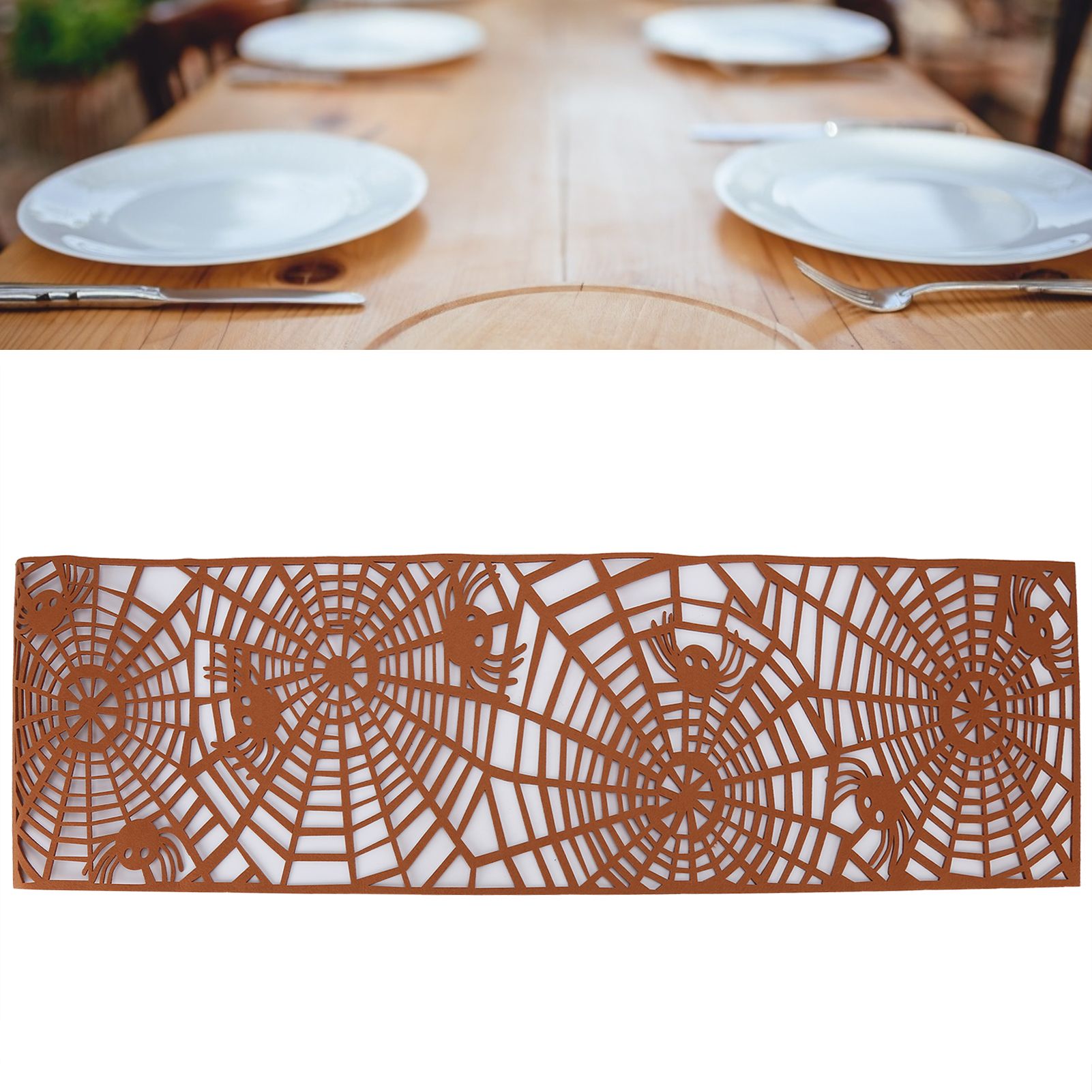 Rectangle Shape Tablecloth Hollow Out Table Runner for Wedding Household view 12