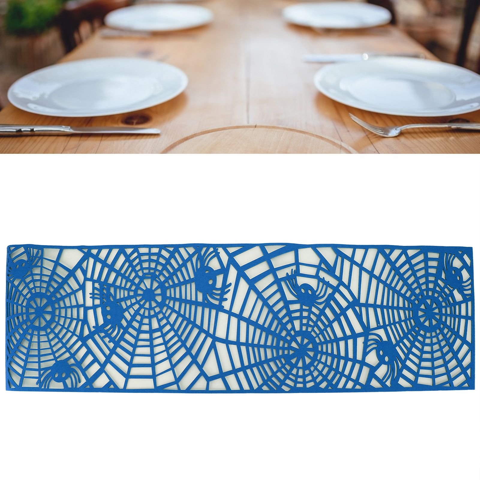 Rectangle Shape Tablecloth Hollow Out Table Runner for Wedding Household view 12