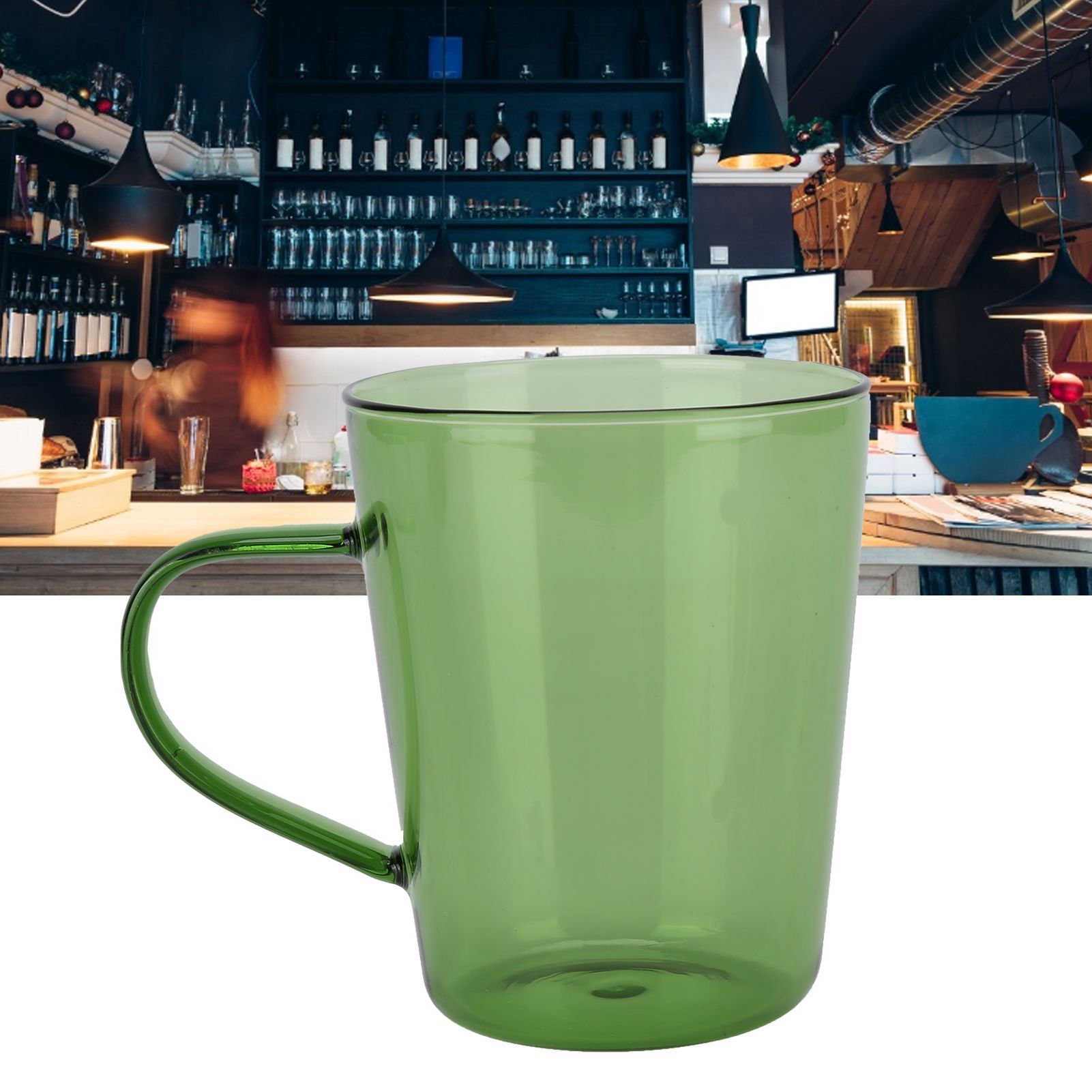 380ml Milk Cup High Borosilicate Glass Thermal Easy to Clean Glass Mug for view 12